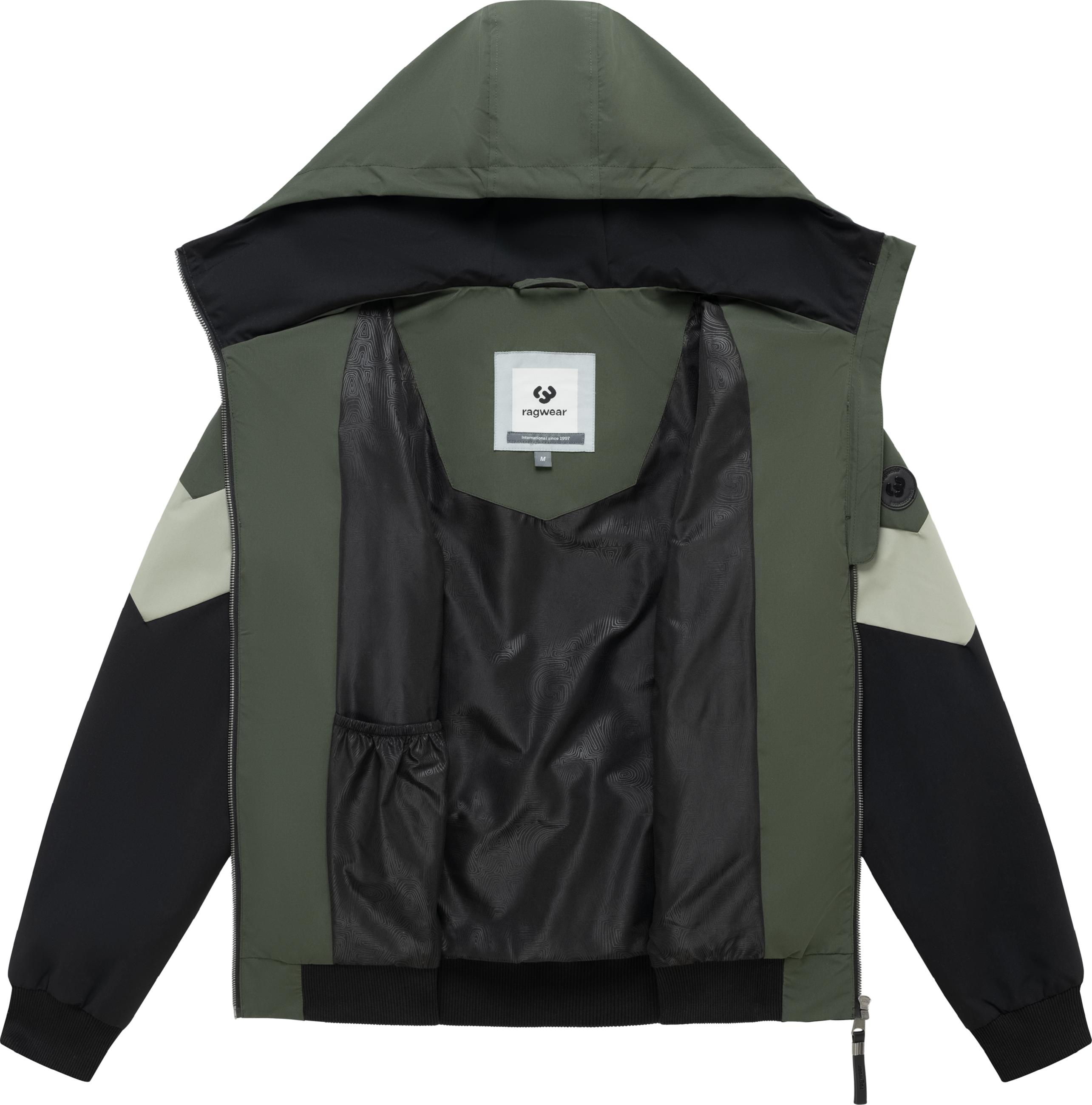Wasserdichte Übergangsjacke "Stewie Block" Dark Olive