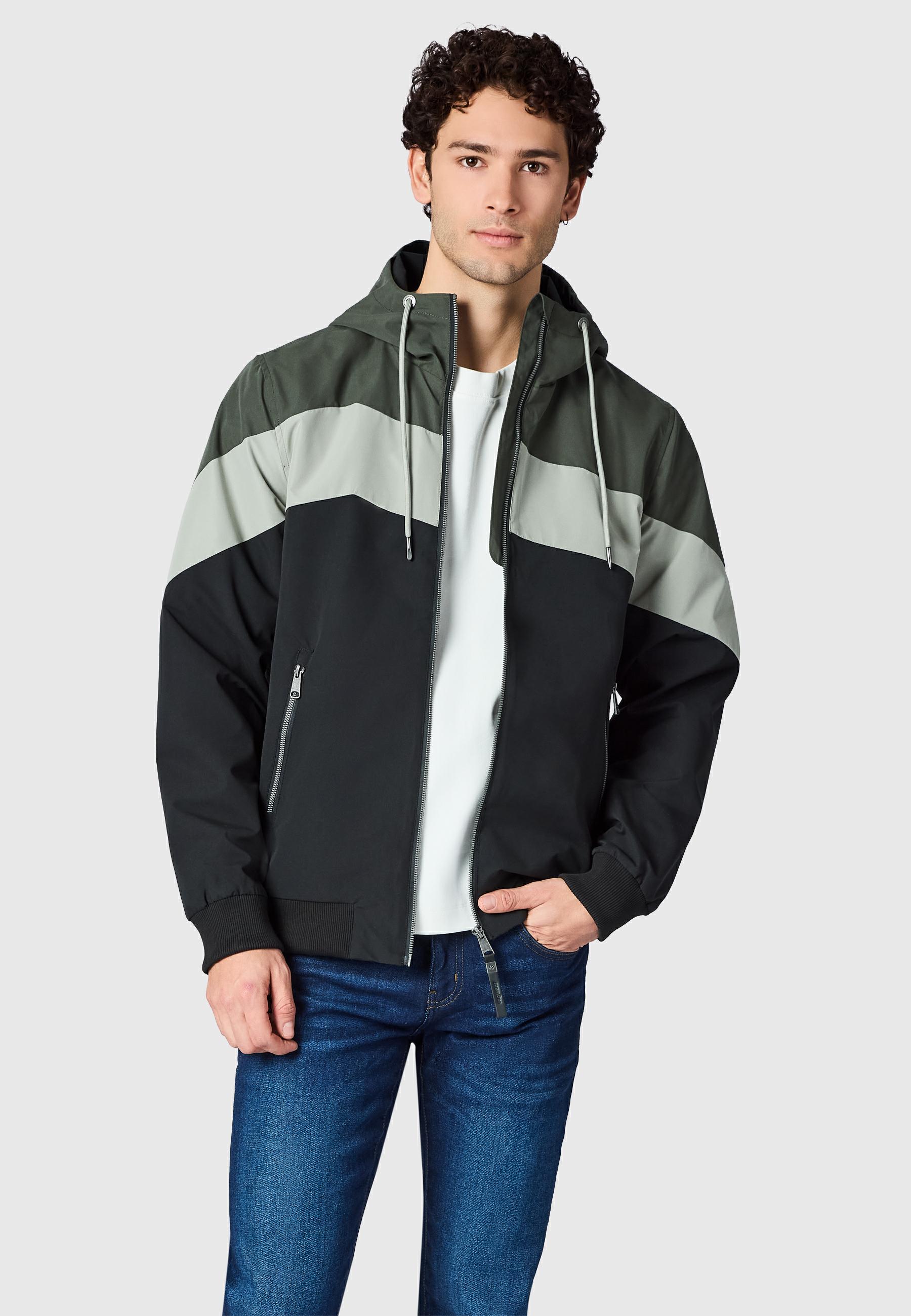 Wasserdichte Übergangsjacke "Stewie Block" Dark Olive