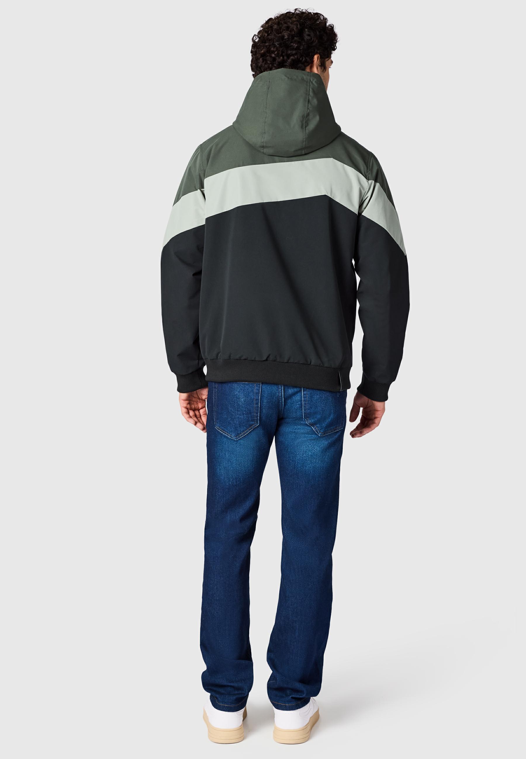 Wasserdichte Übergangsjacke "Stewie Block" Dark Olive