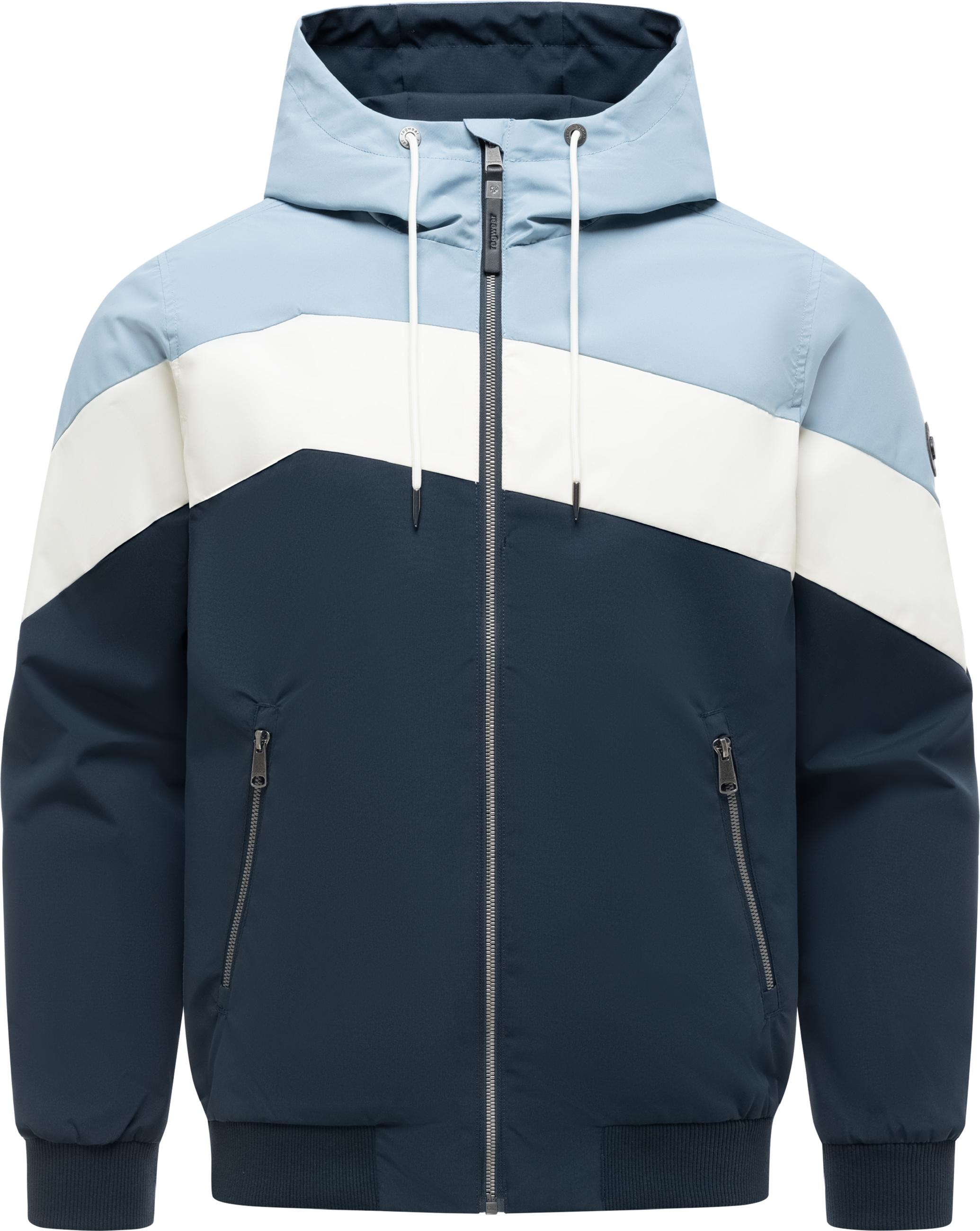 Wasserdichte Übergangsjacke "Stewie Block" Dusty Blue