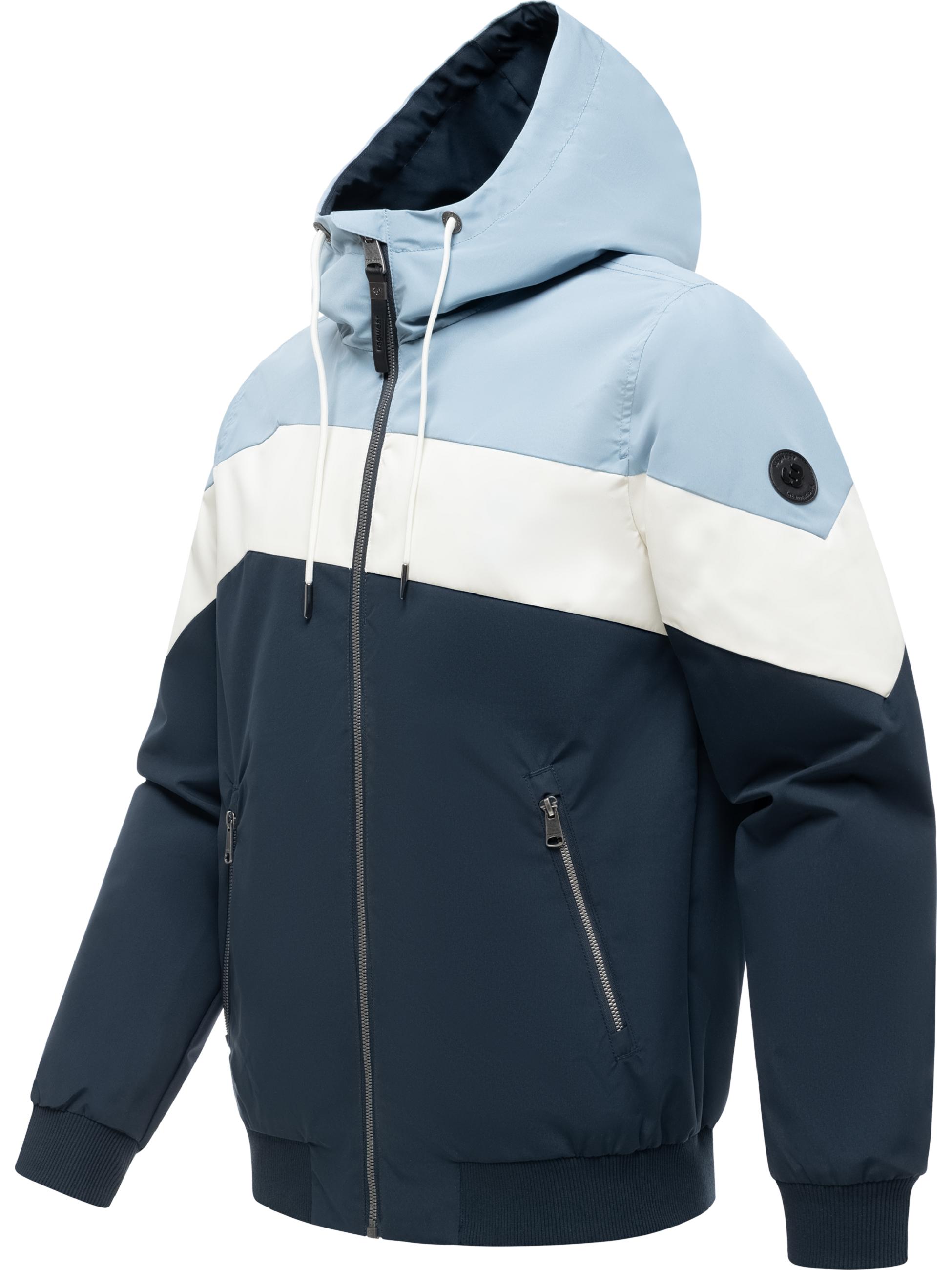 Wasserdichte Übergangsjacke "Stewie Block" Dusty Blue
