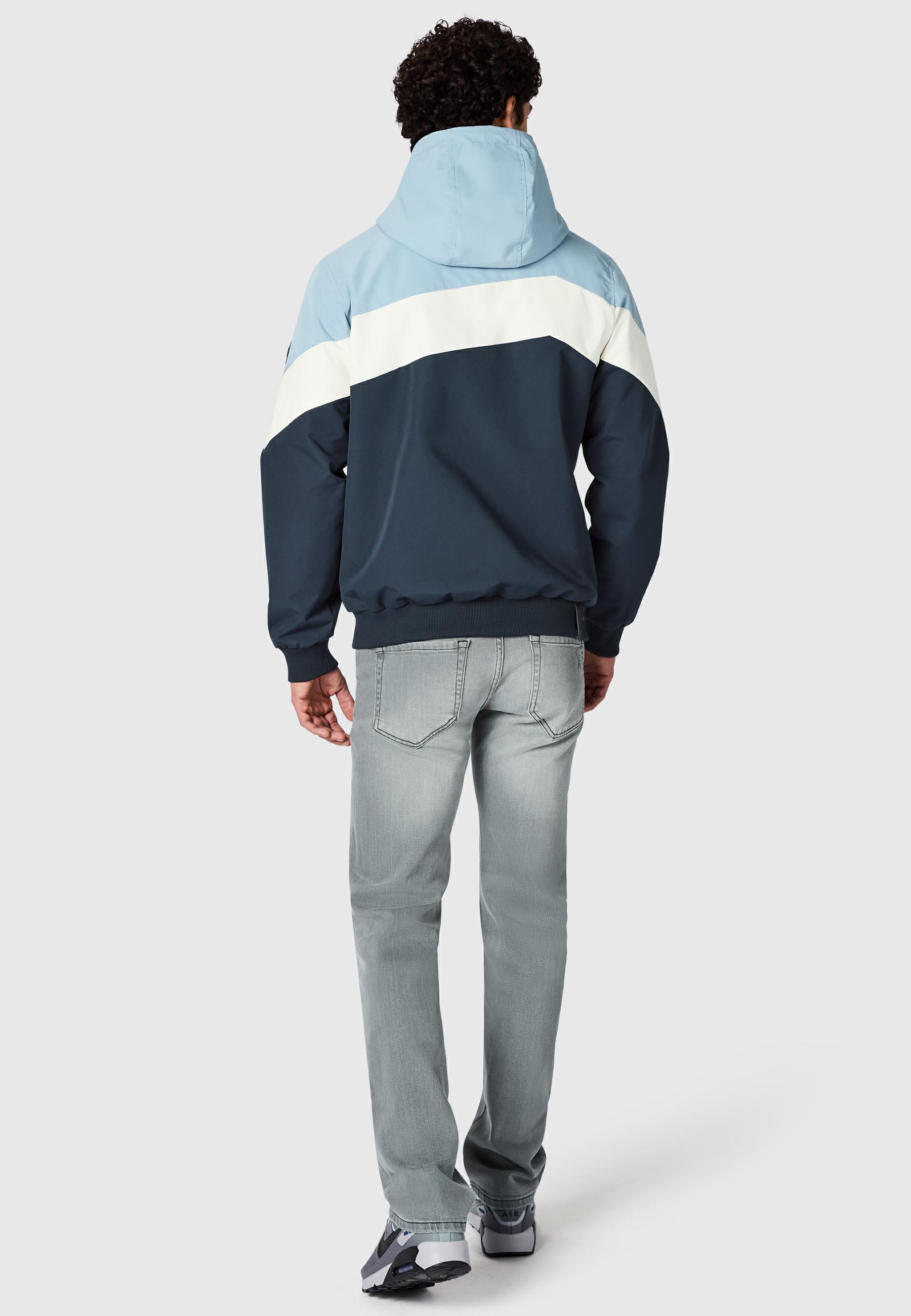 Wasserdichte Übergangsjacke "Stewie Block" Dusty Blue