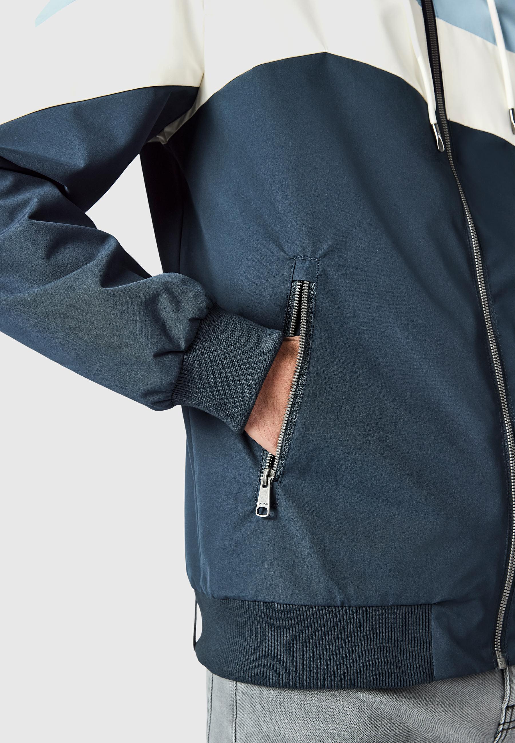 Wasserdichte Übergangsjacke "Stewie Block" Dusty Blue