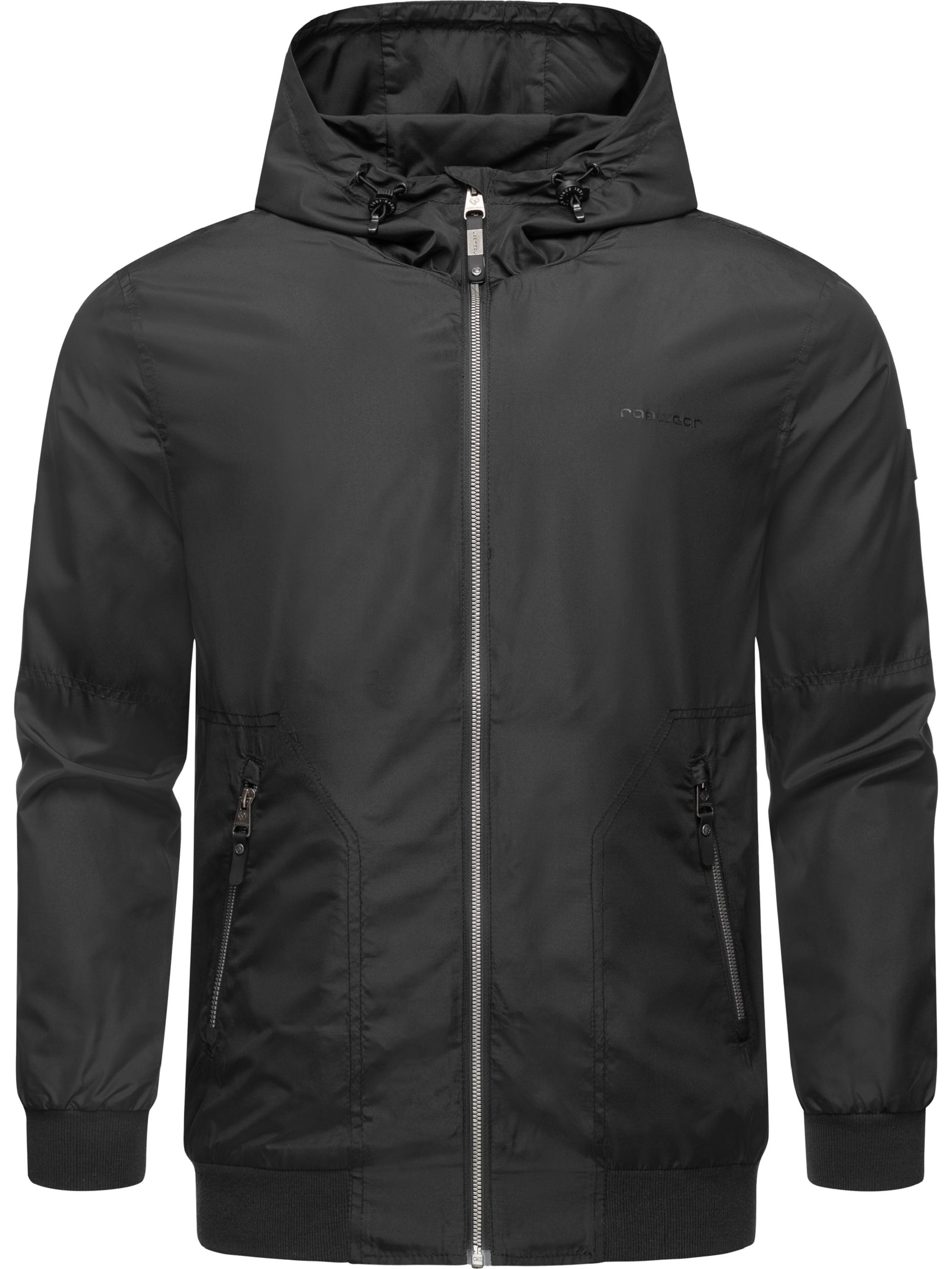 Leichte Übergangsjacke mit Kapuze "Stewie II" Black