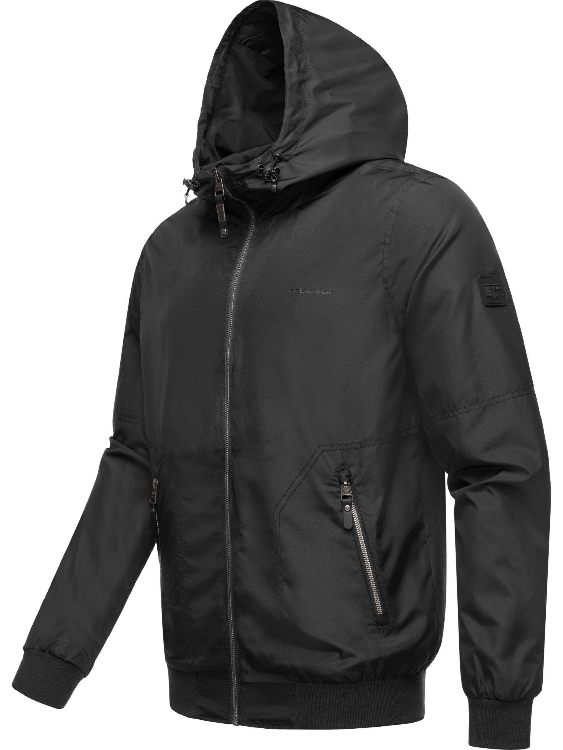 Leichte Übergangsjacke mit Kapuze "Stewie II" Black