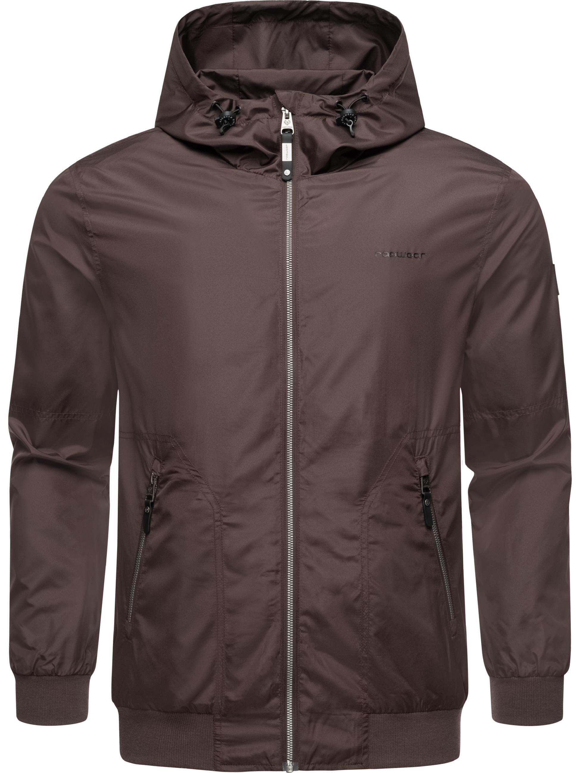 Leichte Übergangsjacke mit Kapuze "Stewie II" Dark Brown