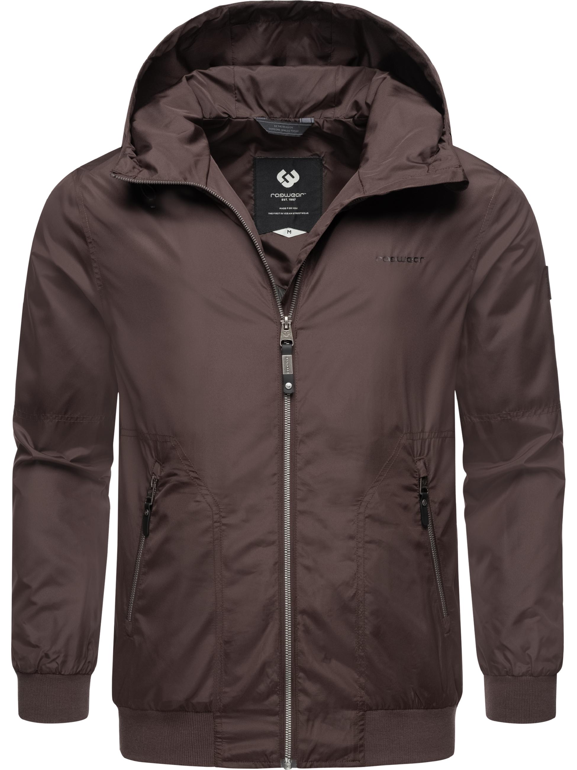 Leichte Übergangsjacke mit Kapuze "Stewie II" Dark Brown