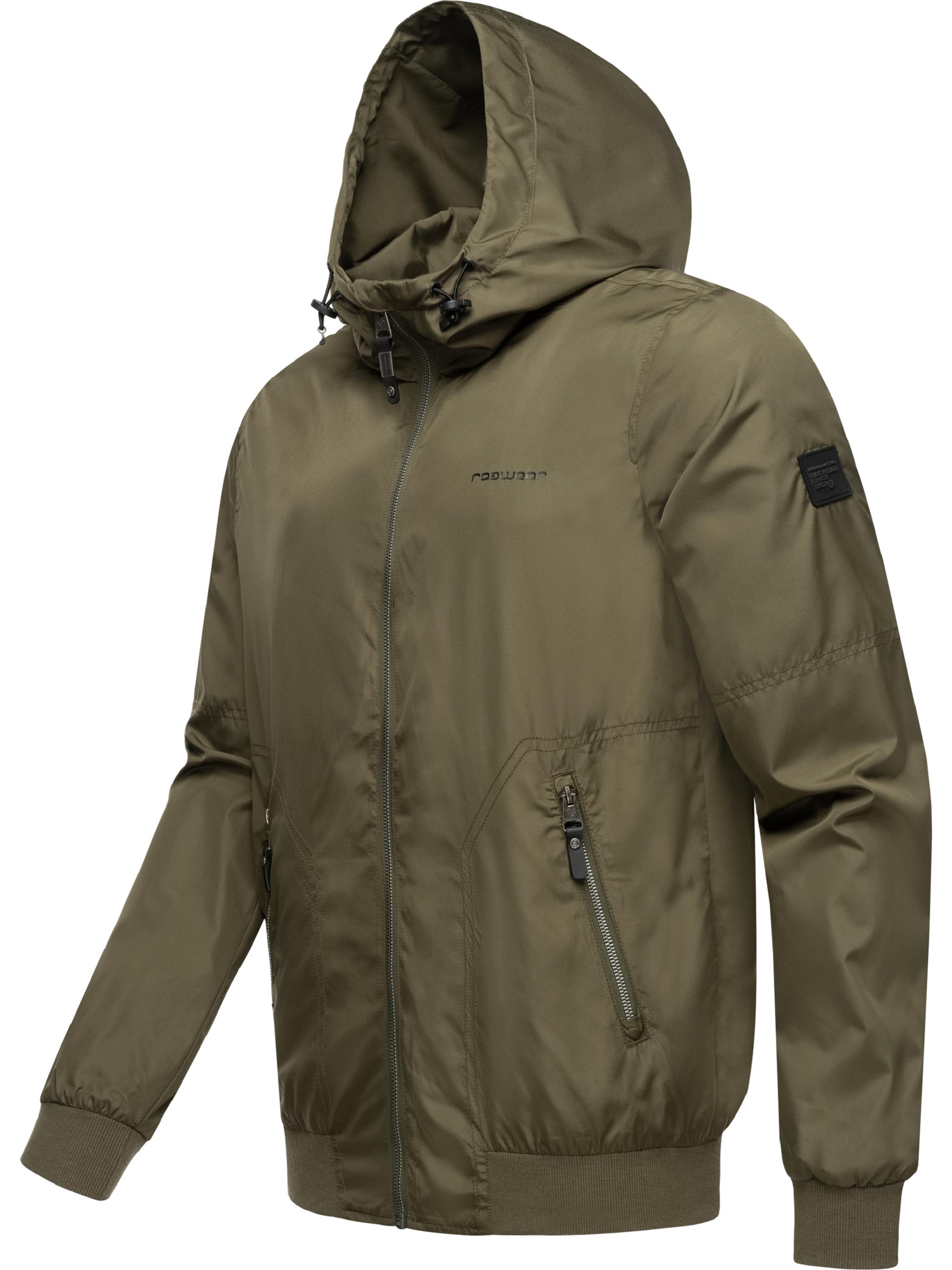 Leichte Übergangsjacke mit Kapuze "Stewie II" Dark Olive