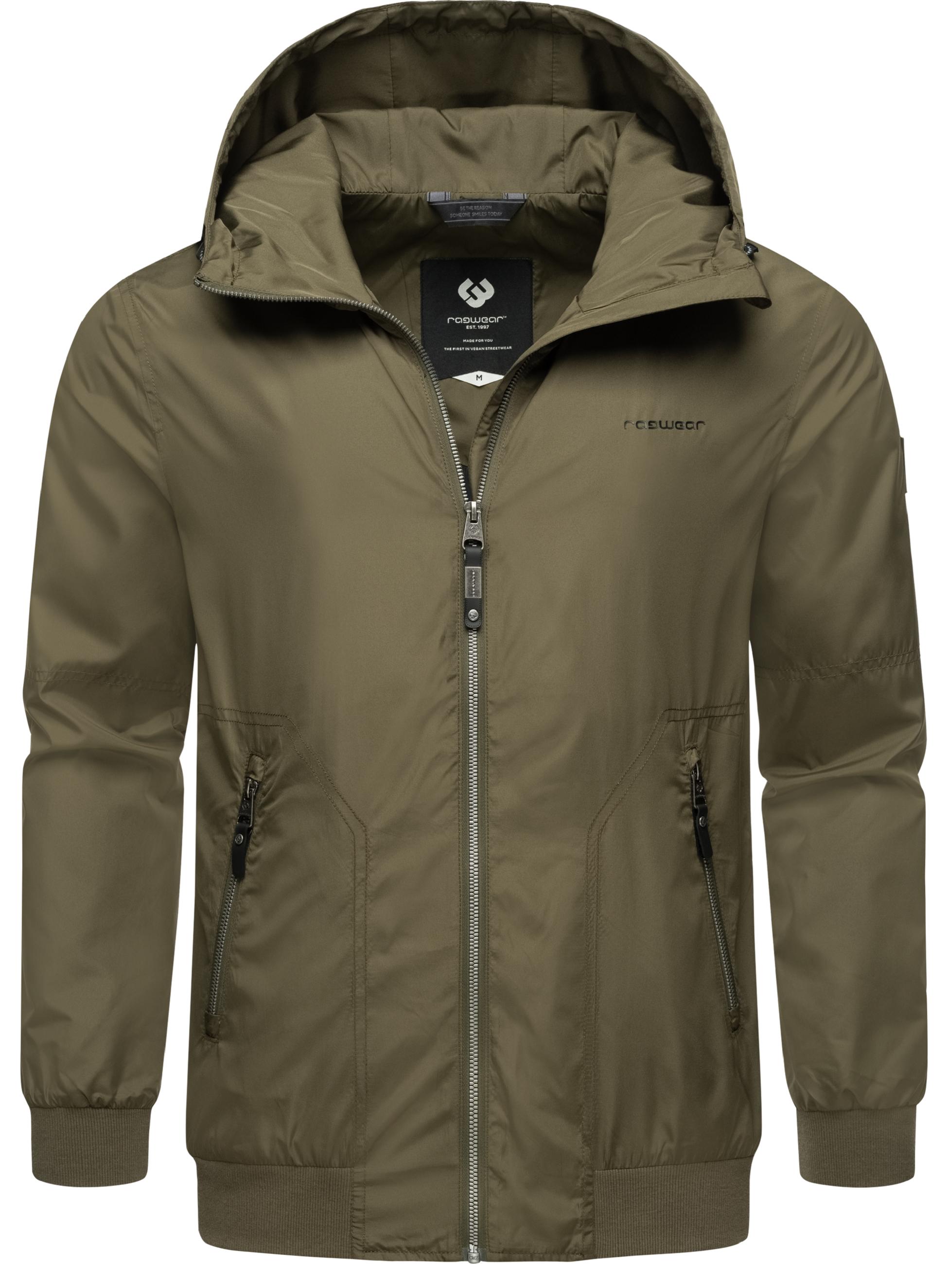 Leichte Übergangsjacke mit Kapuze "Stewie II" Dark Olive