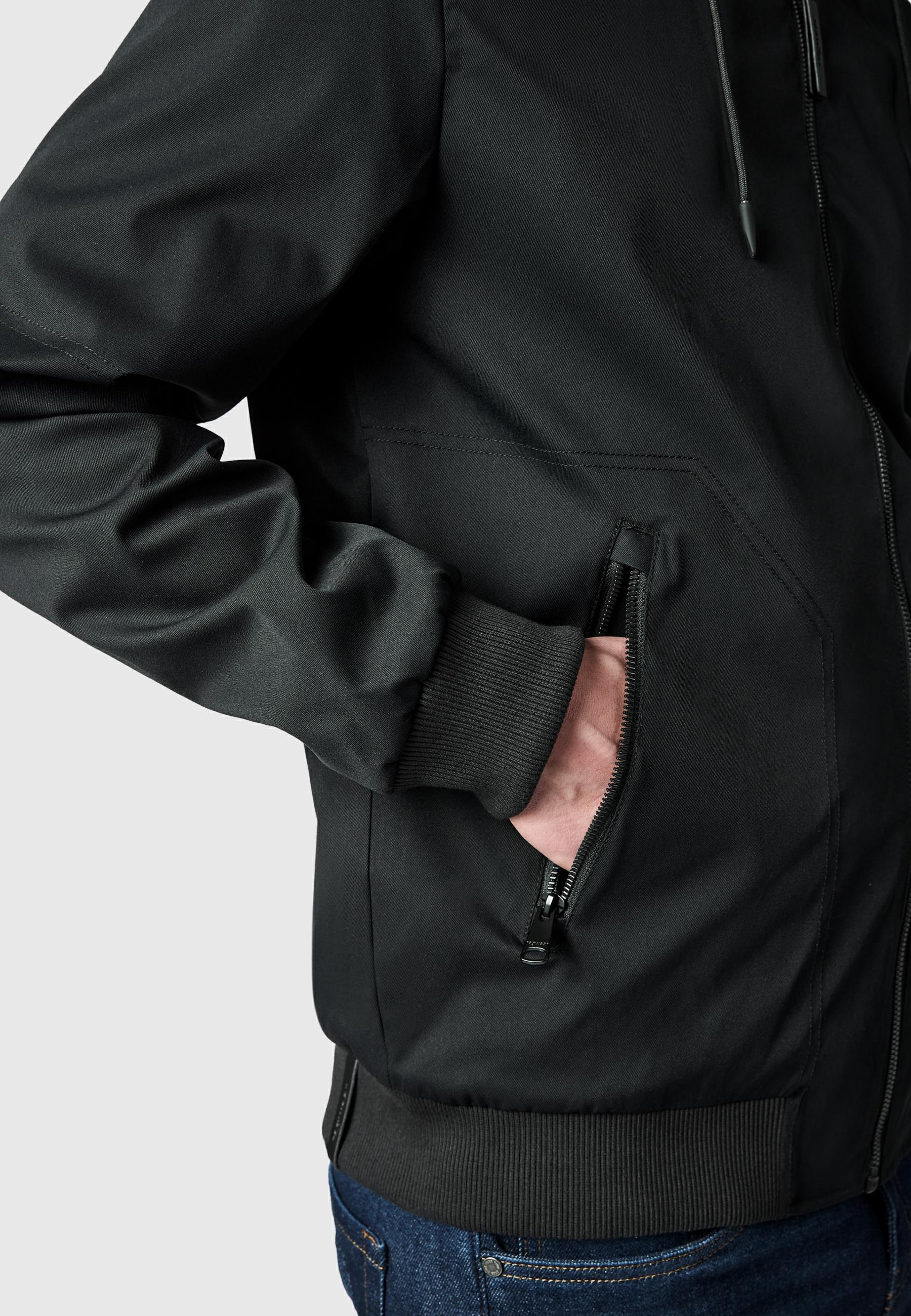 Leichte wasserdichte Übergangsjacke "Stewie Twill YOUMODO" Black