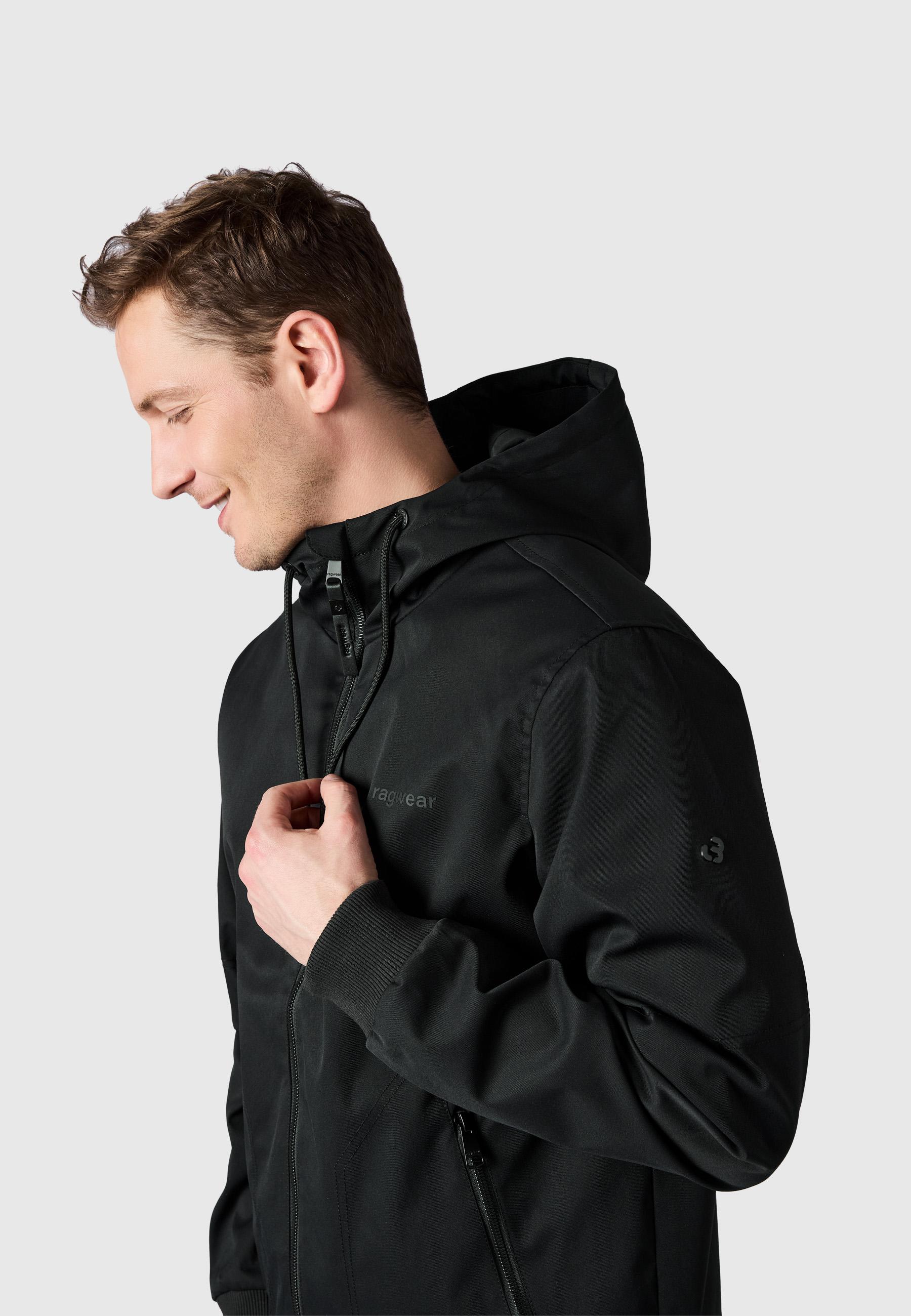 Leichte wasserdichte Übergangsjacke "Stewie Twill YOUMODO" Black