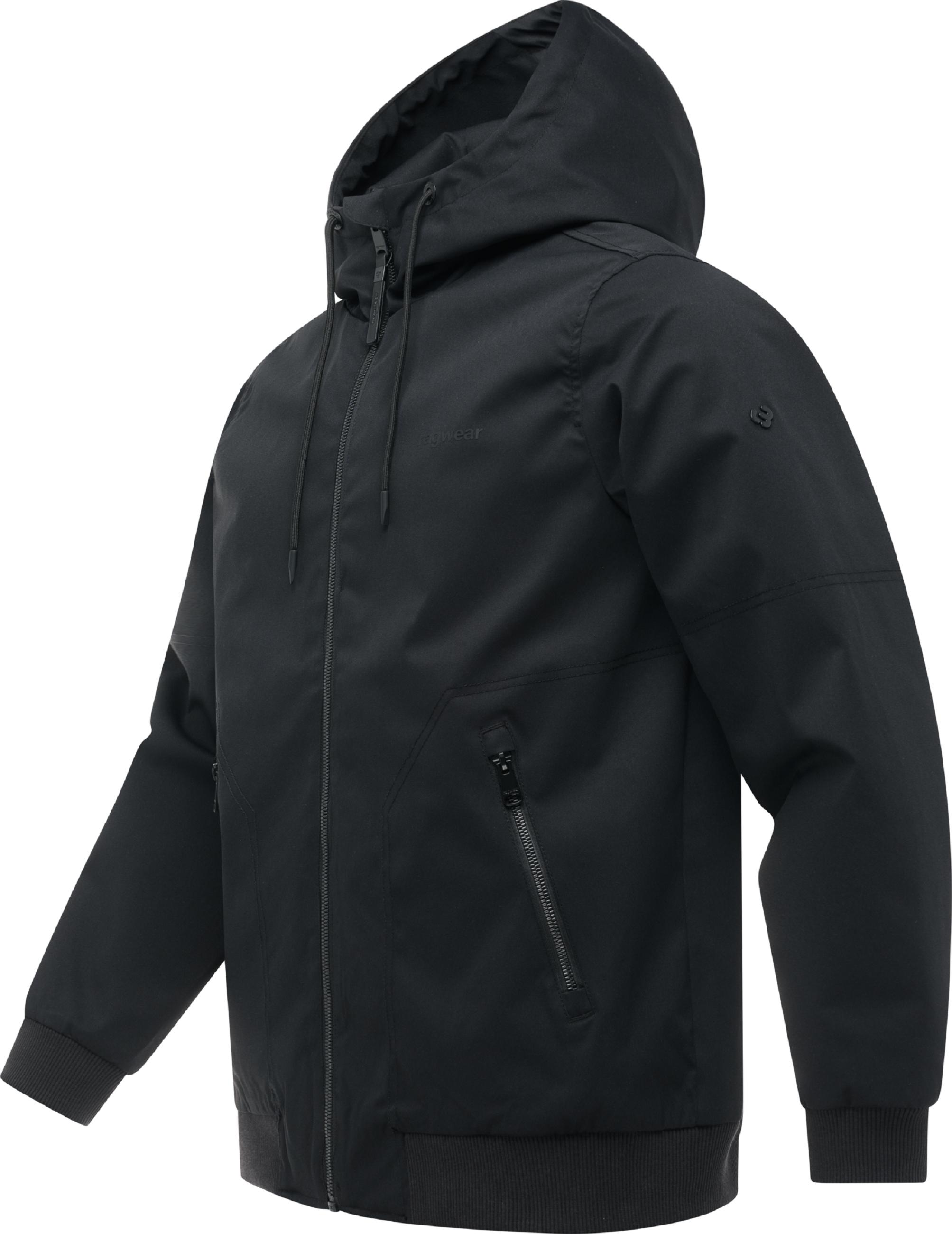 Leichte wasserdichte Übergangsjacke "Stewie Twill YOUMODO" Black