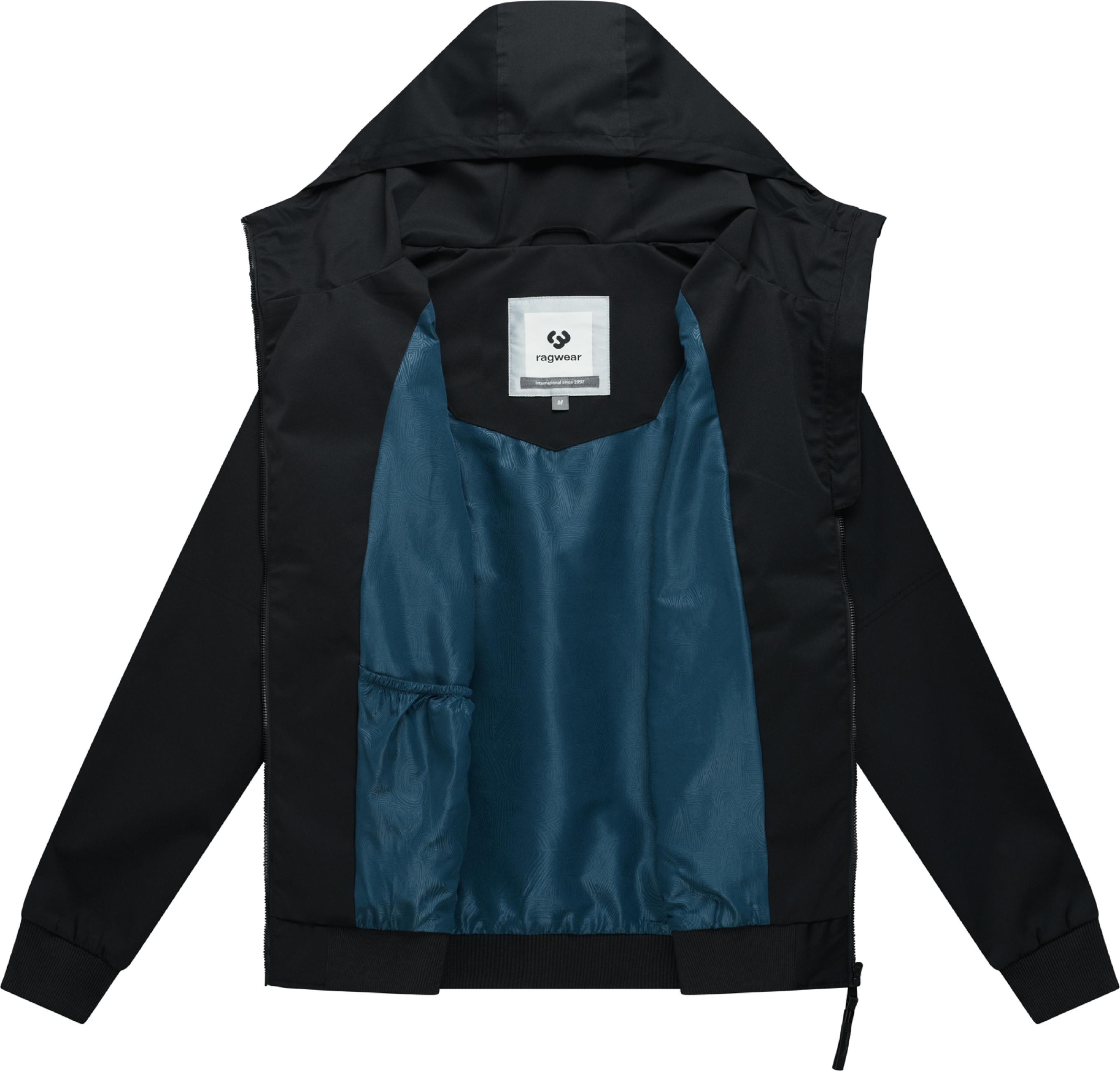 Leichte wasserdichte Übergangsjacke "Stewie Twill YOUMODO" Black