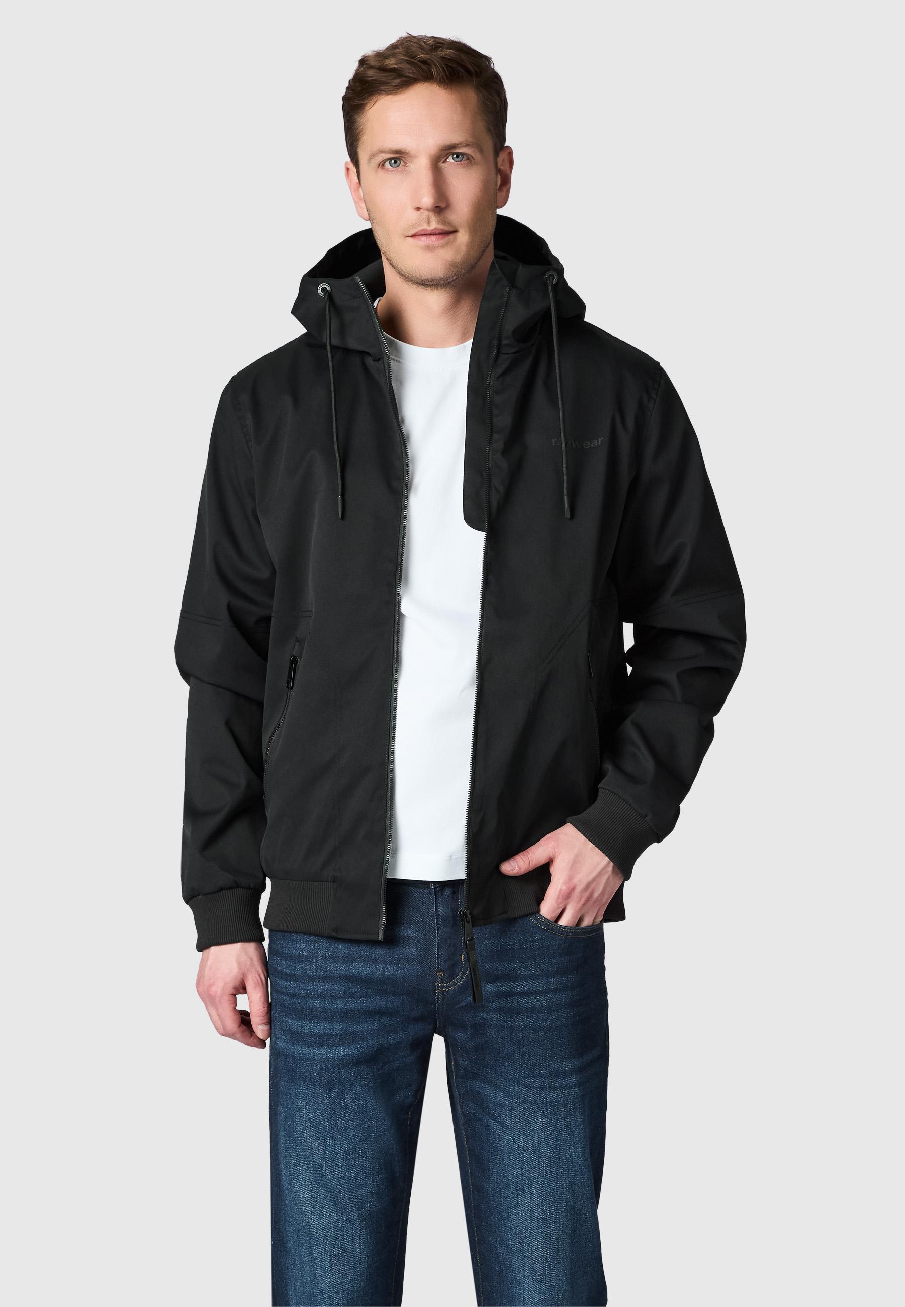 Leichte wasserdichte Übergangsjacke "Stewie Twill YOUMODO" Black