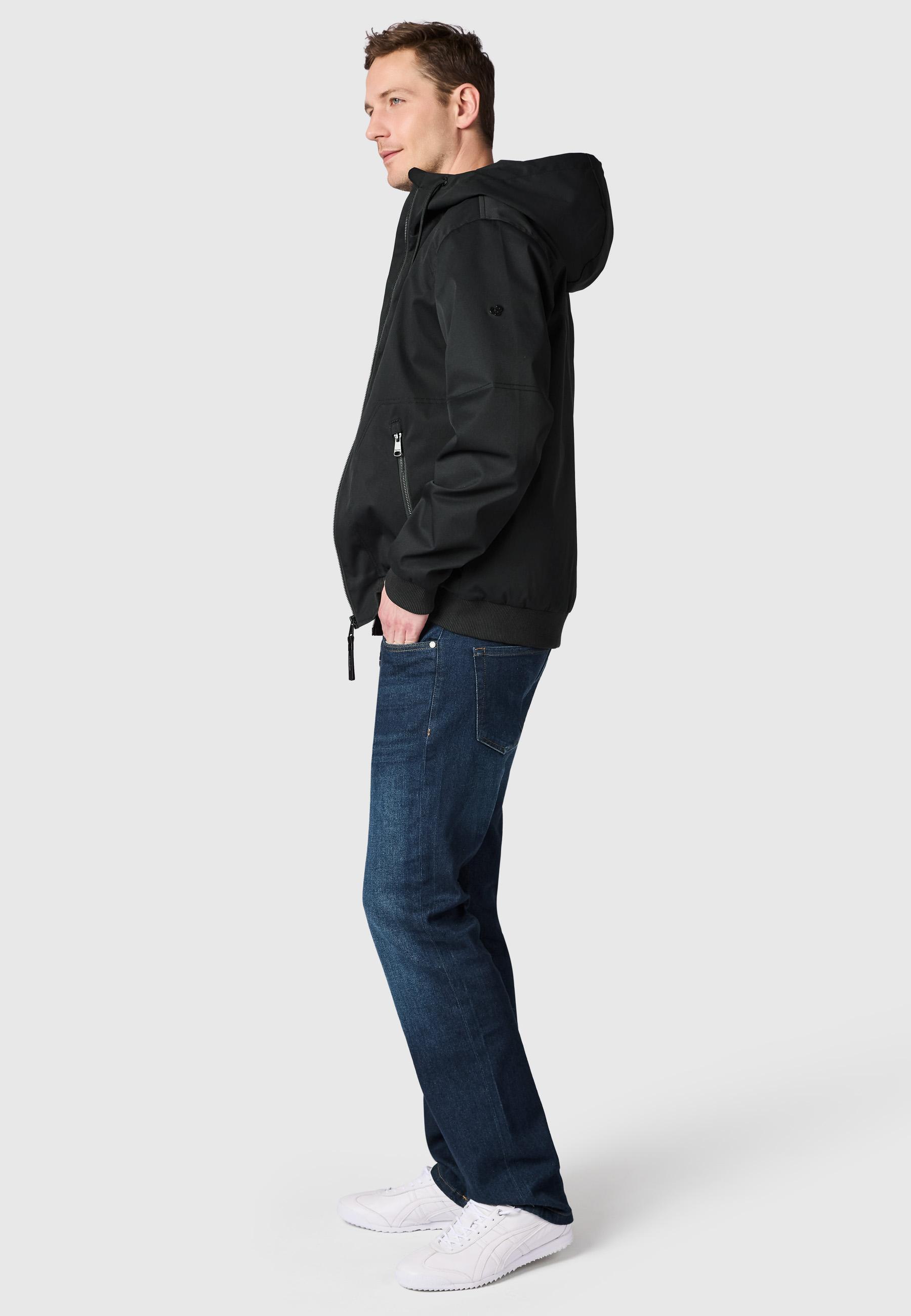 Leichte wasserdichte Übergangsjacke "Stewie Twill YOUMODO" Black