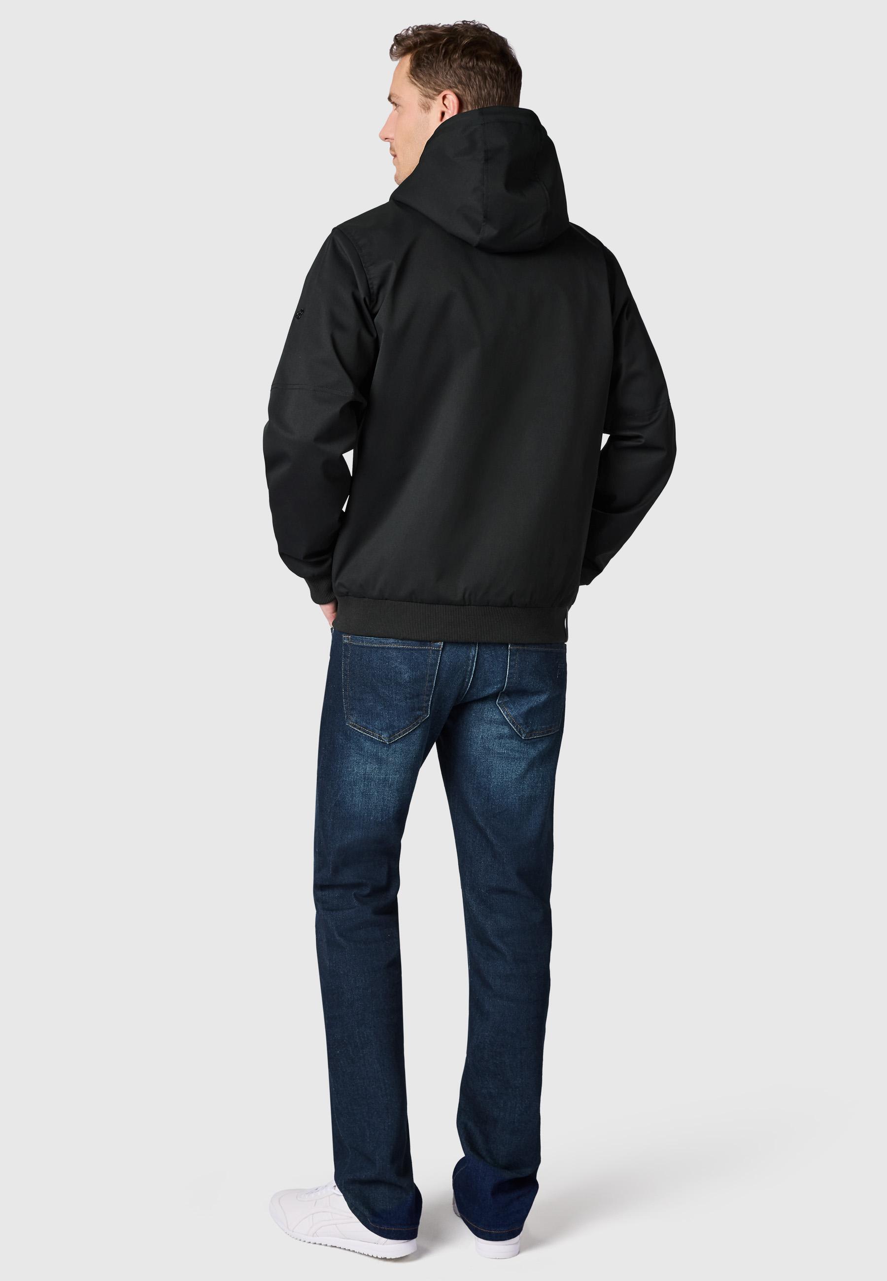 Leichte wasserdichte Übergangsjacke "Stewie Twill YOUMODO" Black