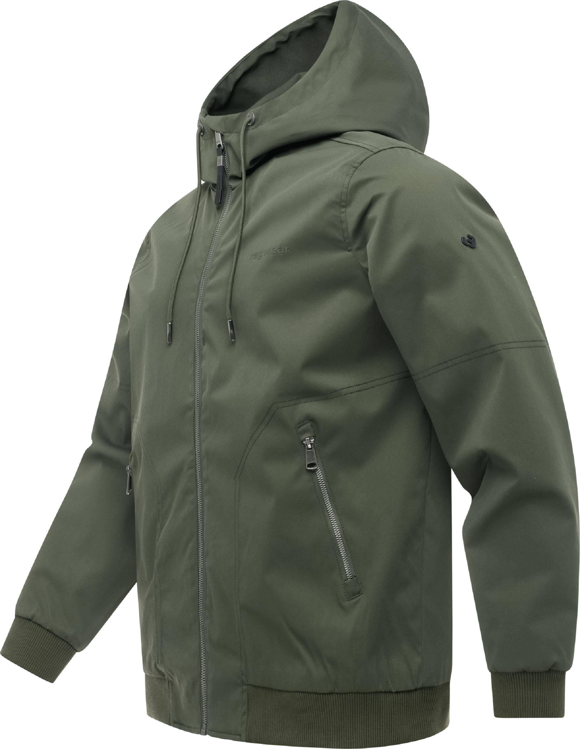 Leichte wasserdichte Übergangsjacke "Stewie Twill YOUMODO" Dark Olive