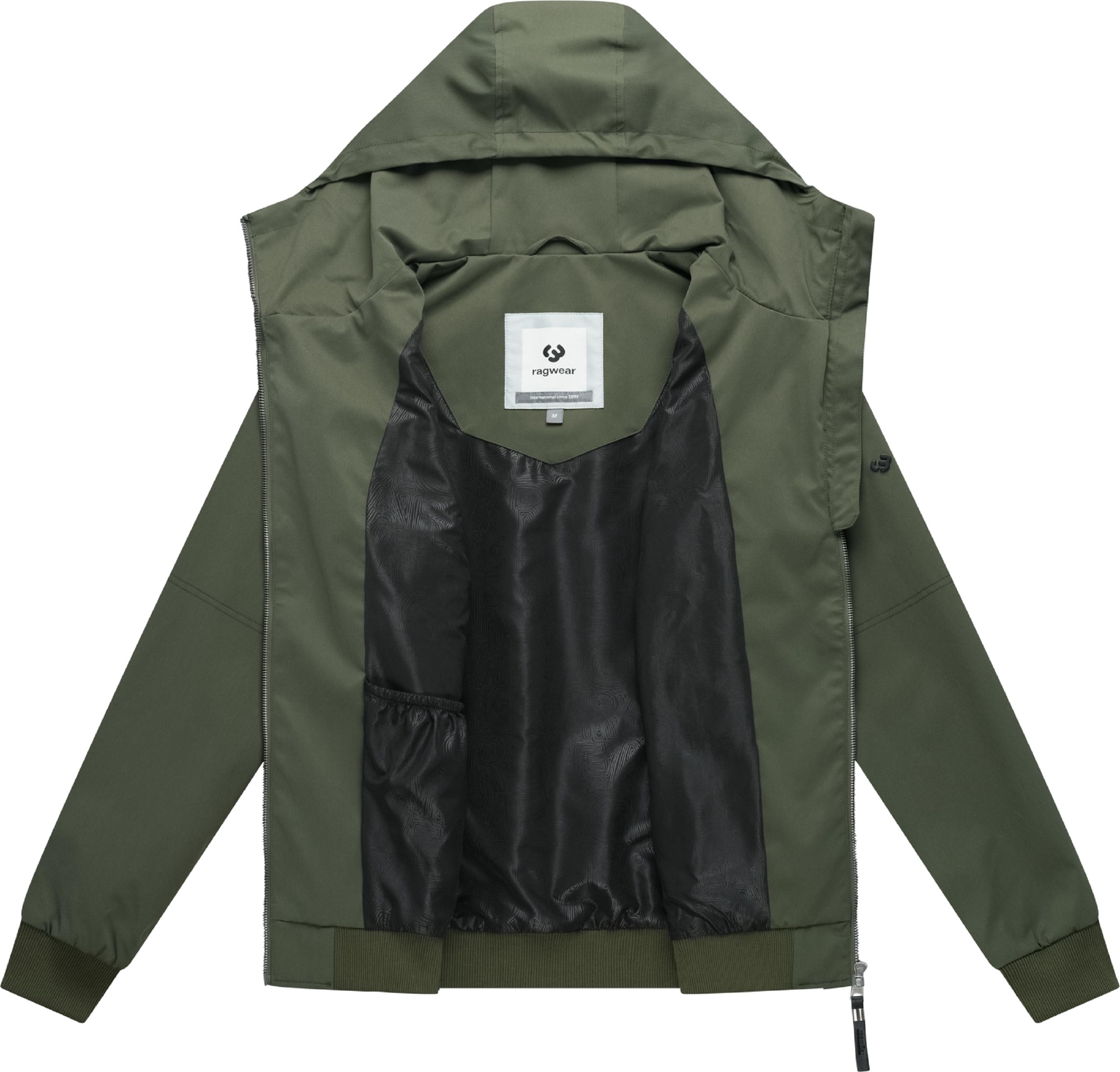 Leichte wasserdichte Übergangsjacke "Stewie Twill YOUMODO" Dark Olive