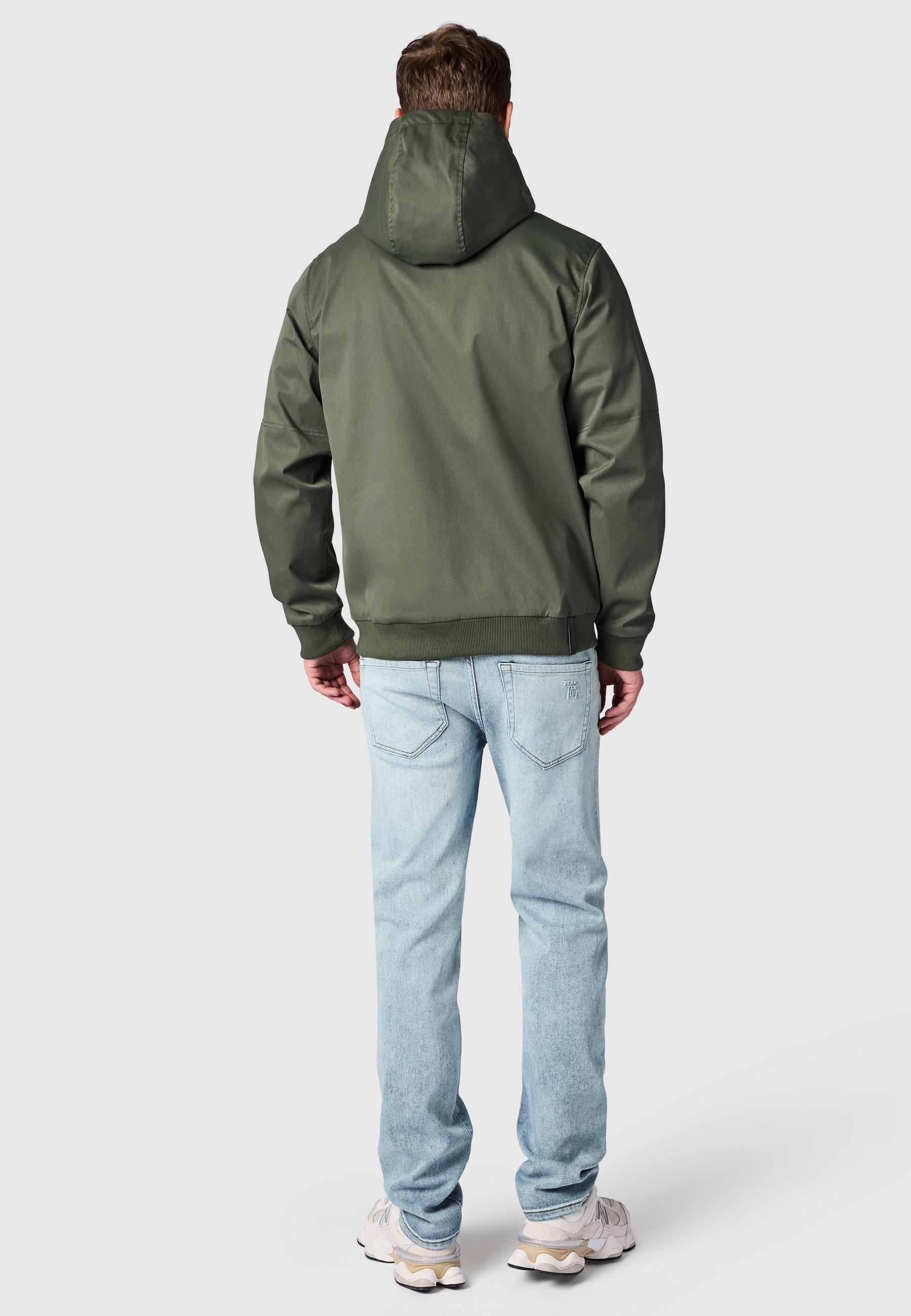 Leichte wasserdichte Übergangsjacke "Stewie Twill YOUMODO" Dark Olive