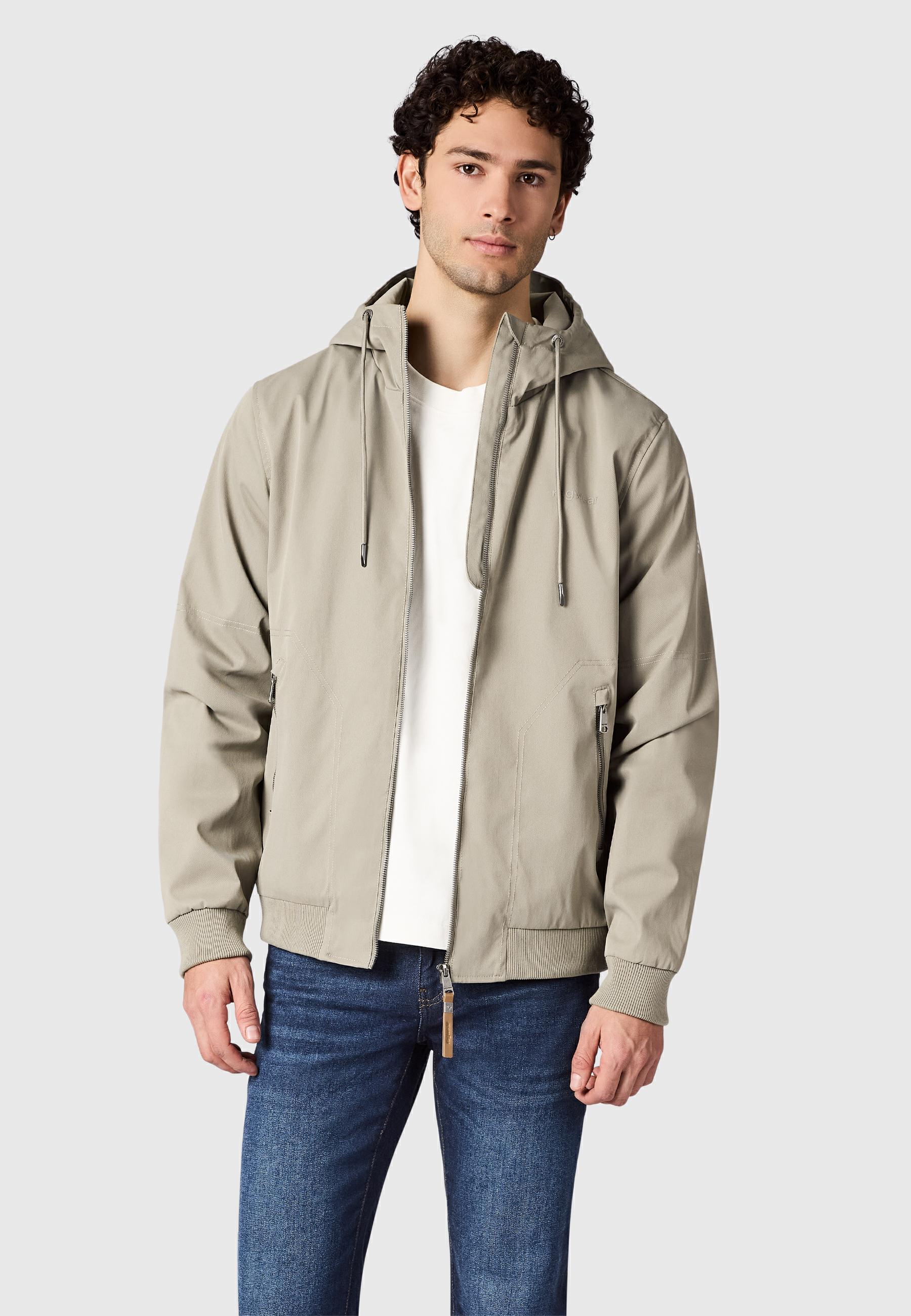 Leichte wasserdichte Übergangsjacke "Stewie Twill YOUMODO" Dusty Olive