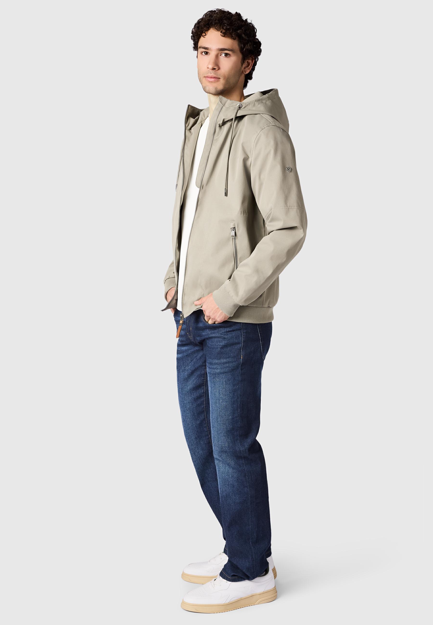 Leichte wasserdichte Übergangsjacke "Stewie Twill YOUMODO" Dusty Olive