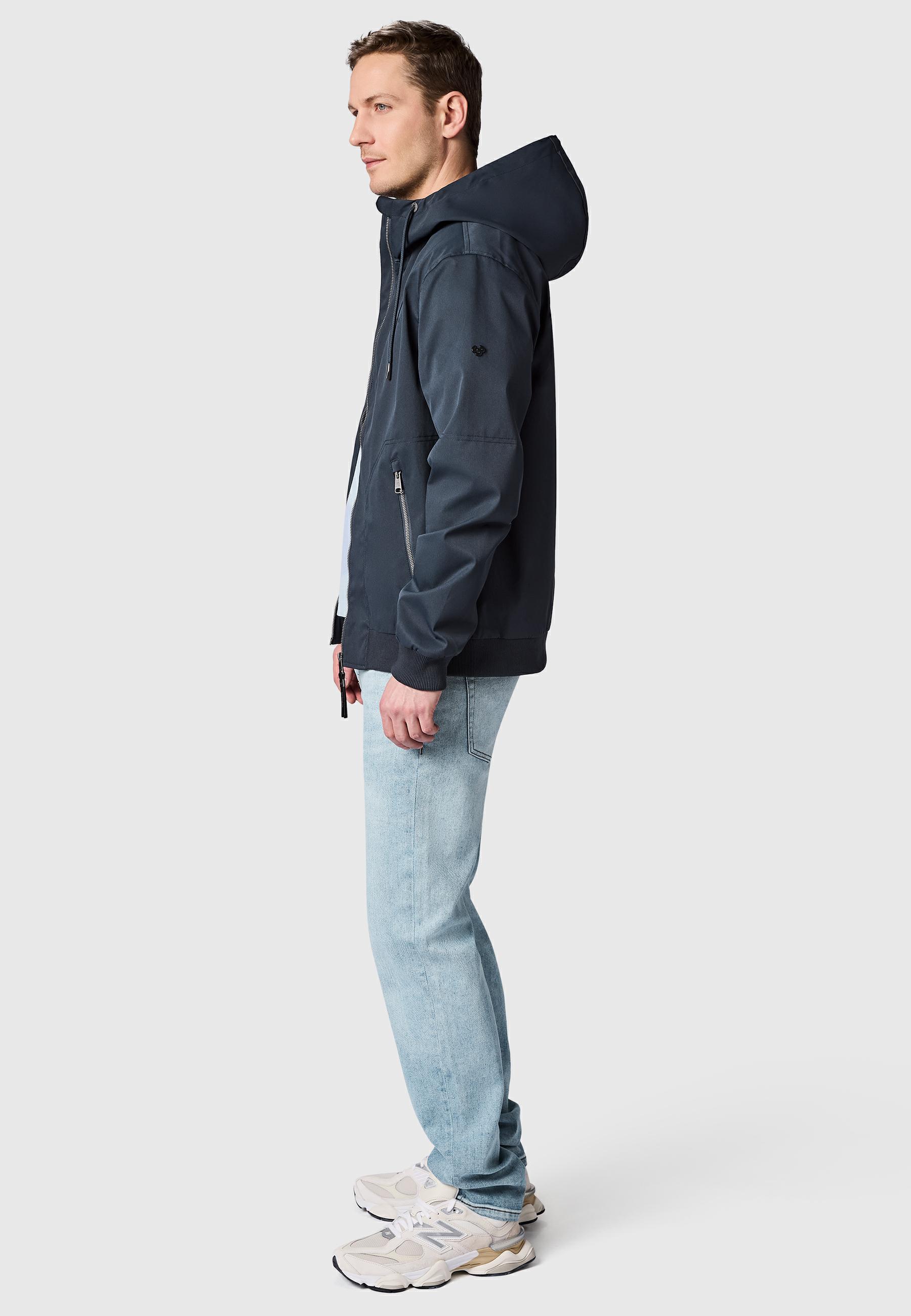 Leichte wasserdichte Übergangsjacke "Stewie Twill YOUMODO" Navy