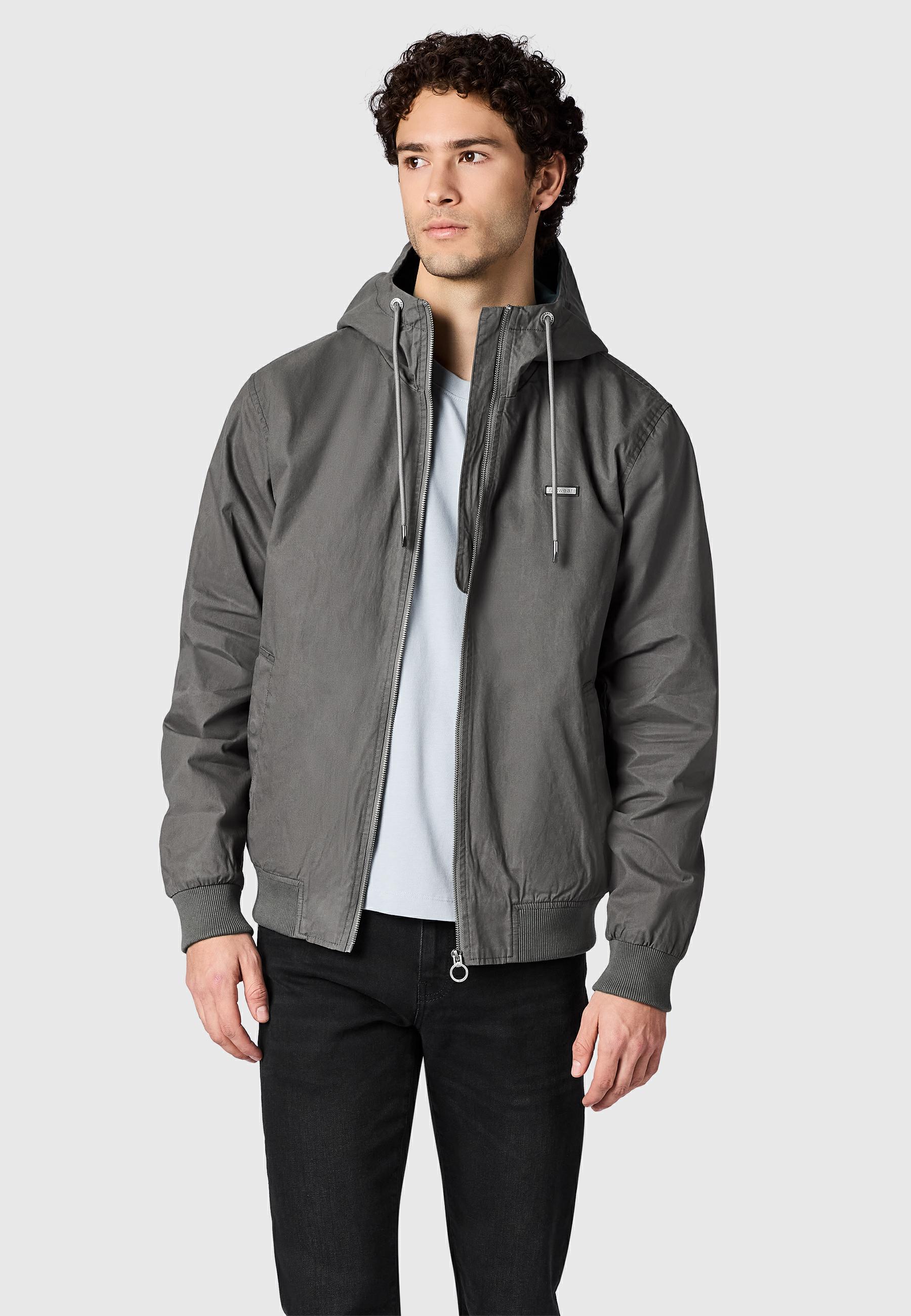 Griffige Übergangsjacke "Stewie Vintage" Stone Grey
