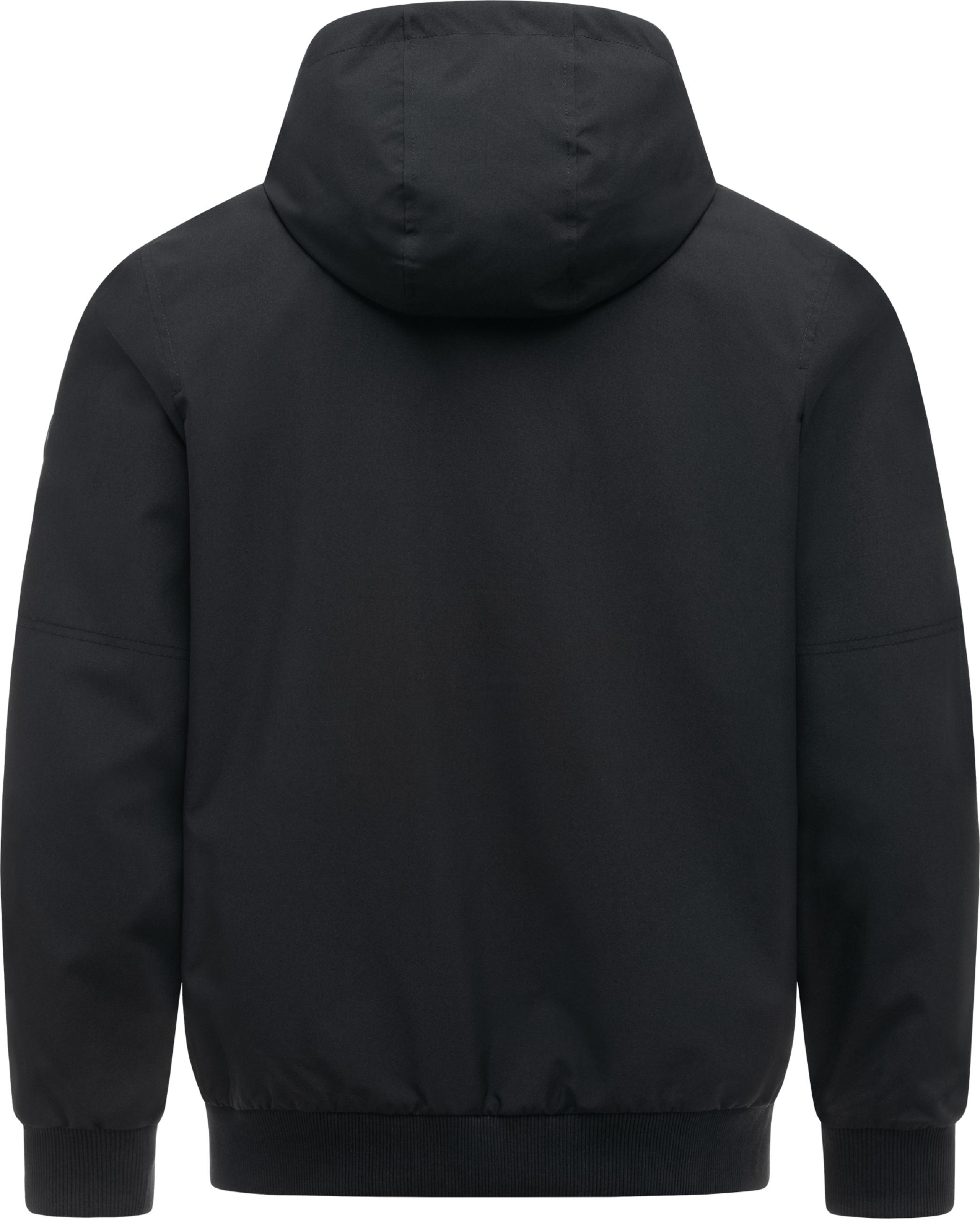 wasserdichte Übergangsjacke mit Kapuze "Stuartt Summer YOUMODO" Black