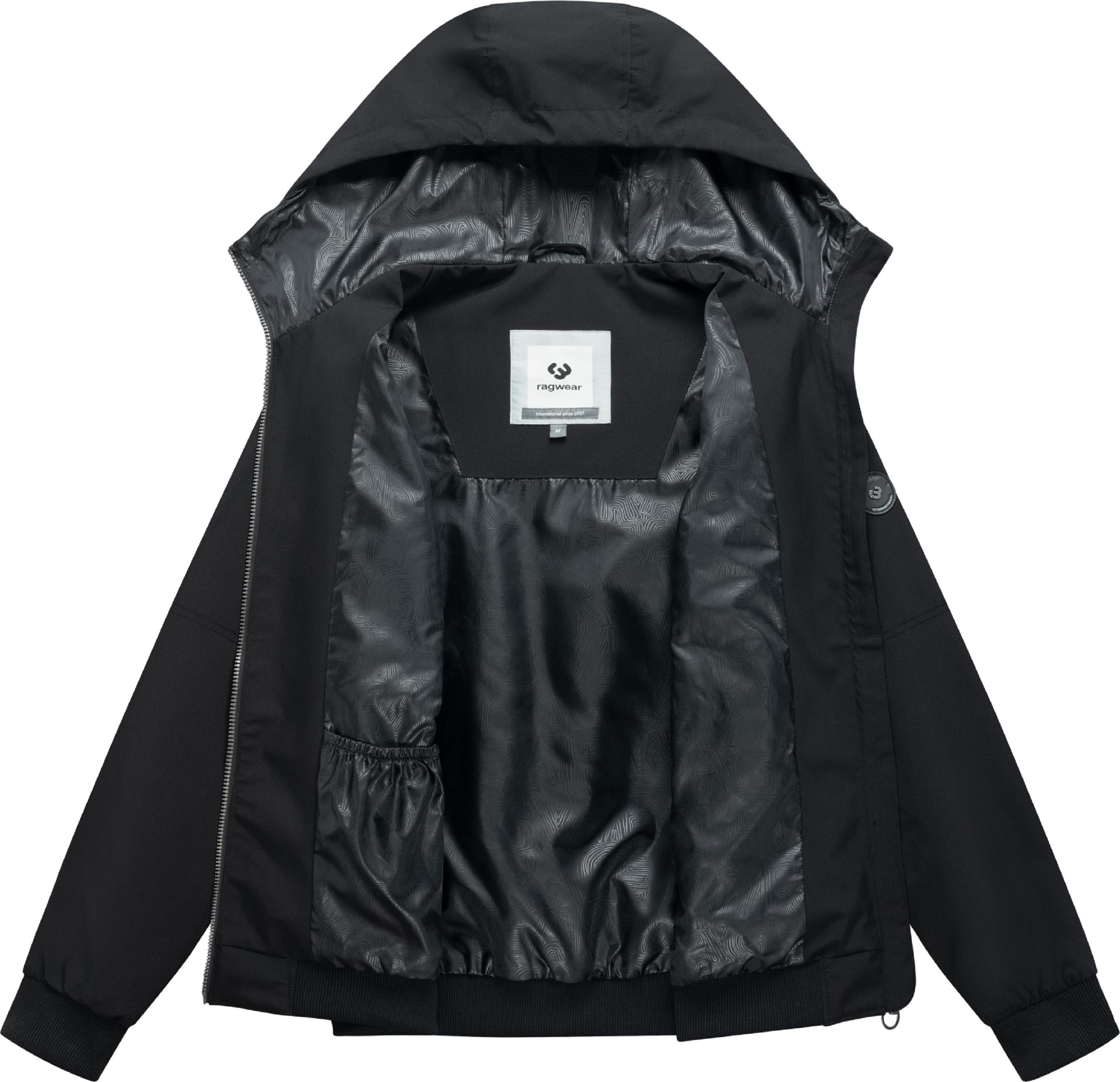 wasserdichte Übergangsjacke mit Kapuze "Stuartt Summer YOUMODO" Black