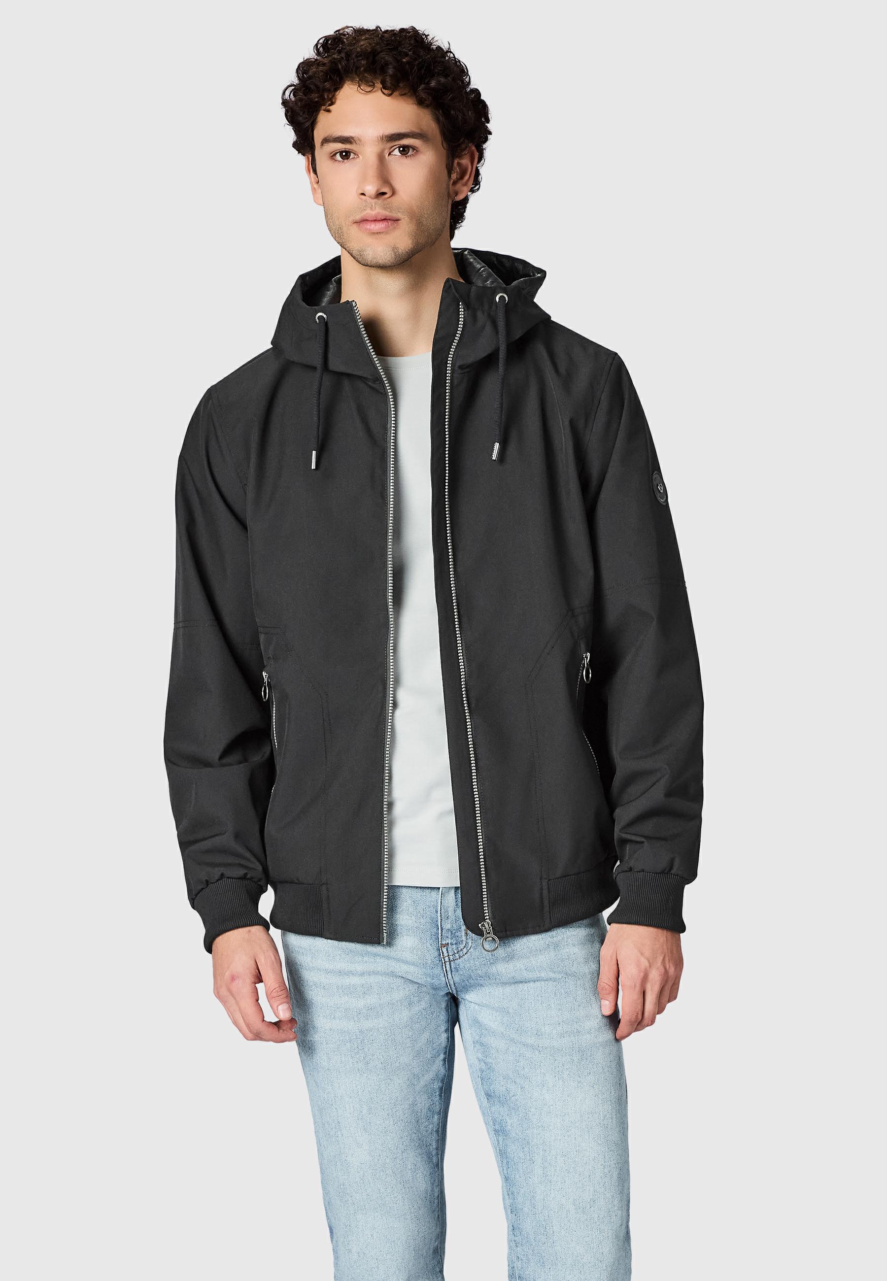wasserdichte Übergangsjacke mit Kapuze "Stuartt Summer YOUMODO" Black