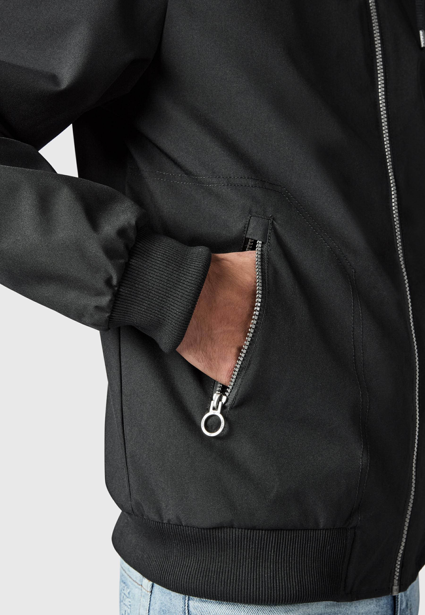 wasserdichte Übergangsjacke mit Kapuze "Stuartt Summer YOUMODO" Black