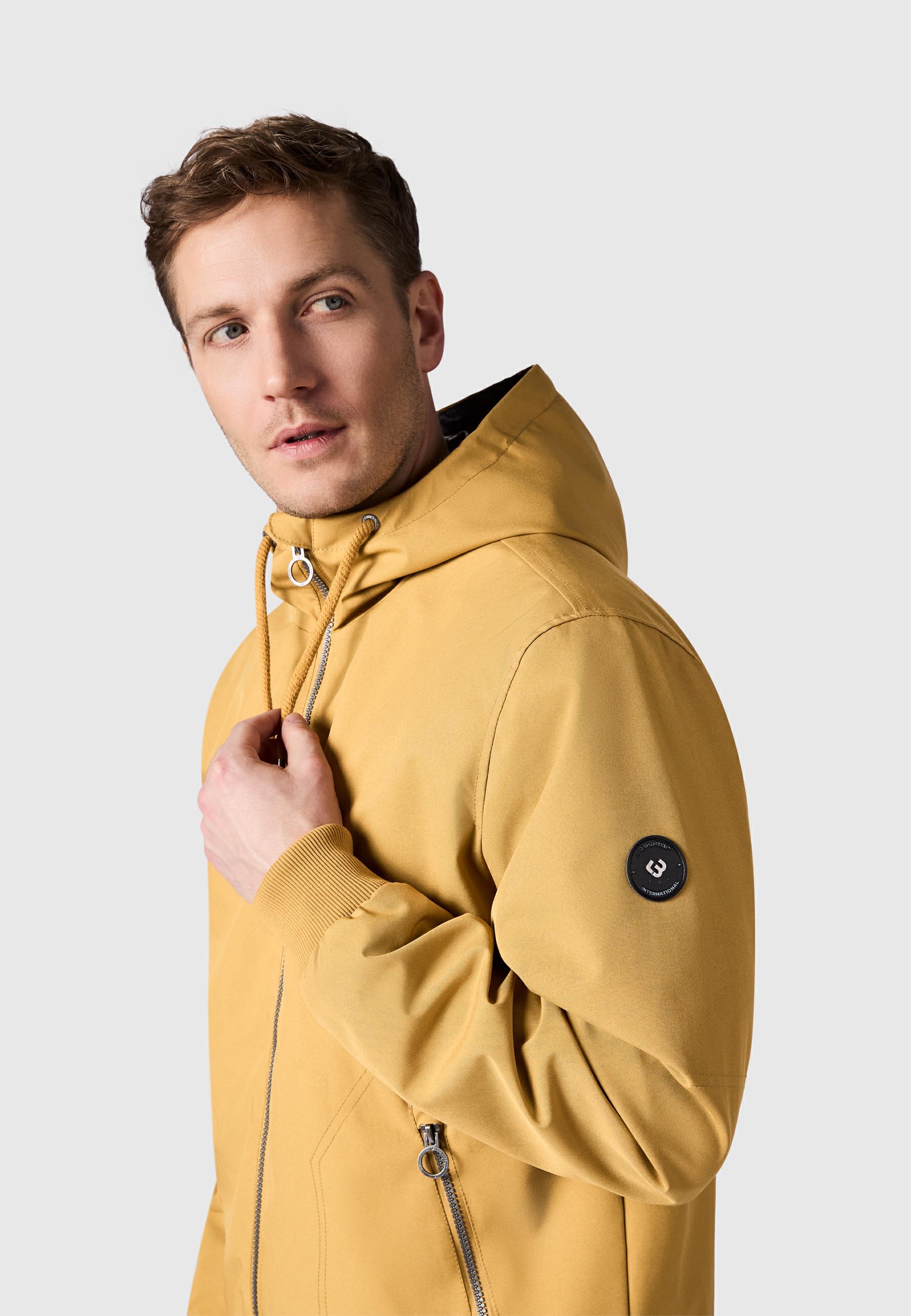 wasserdichte Übergangsjacke mit Kapuze "Stuartt Summer YOUMODO" Cinnamon