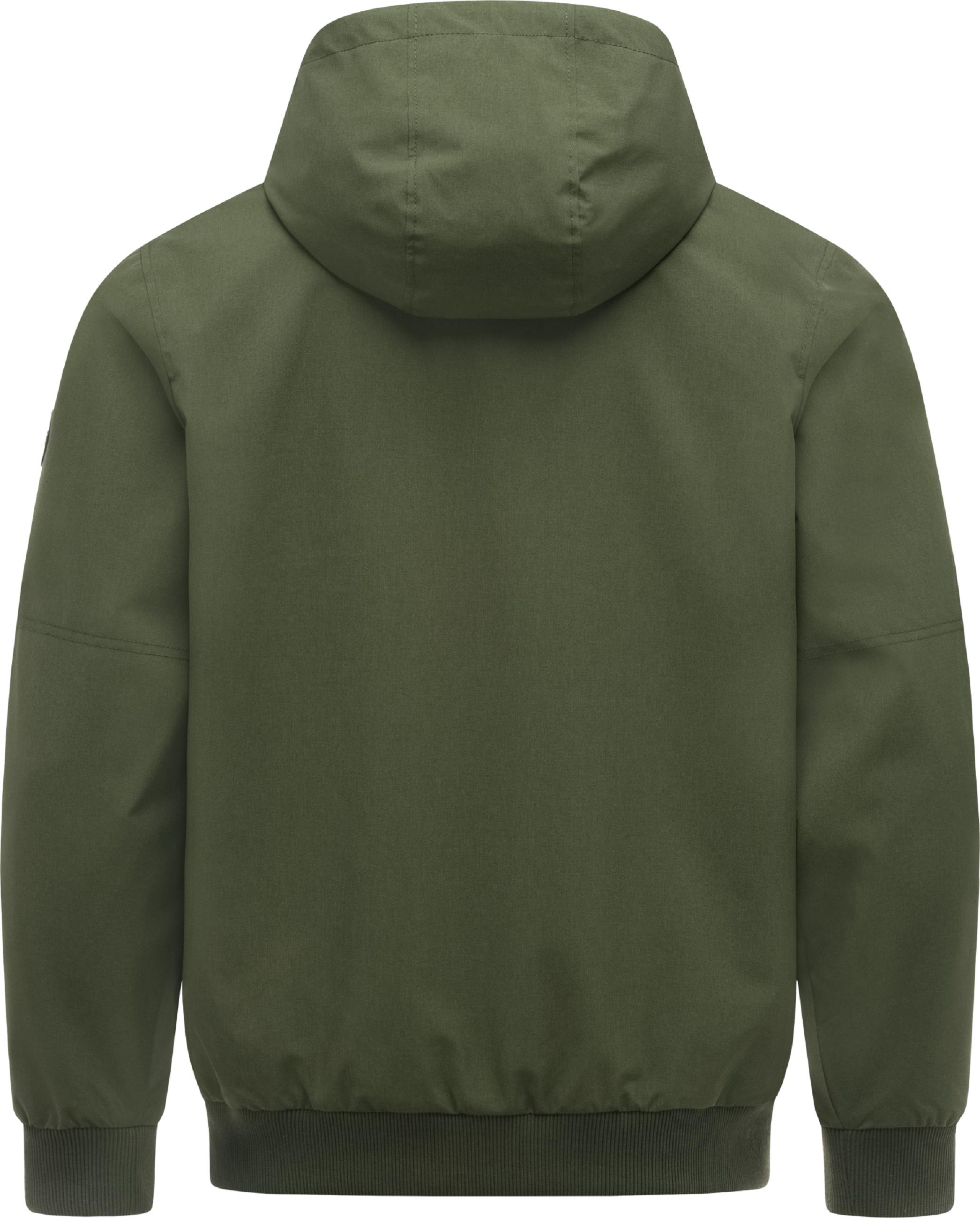 wasserdichte Übergangsjacke mit Kapuze "Stuartt Summer YOUMODO" Dark Olive