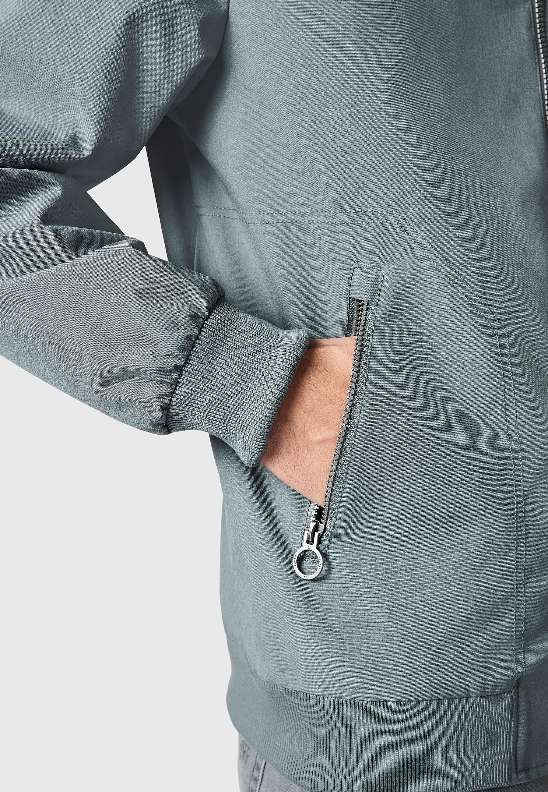 wasserdichte Übergangsjacke mit Kapuze "Stuartt Summer YOUMODO" Grey