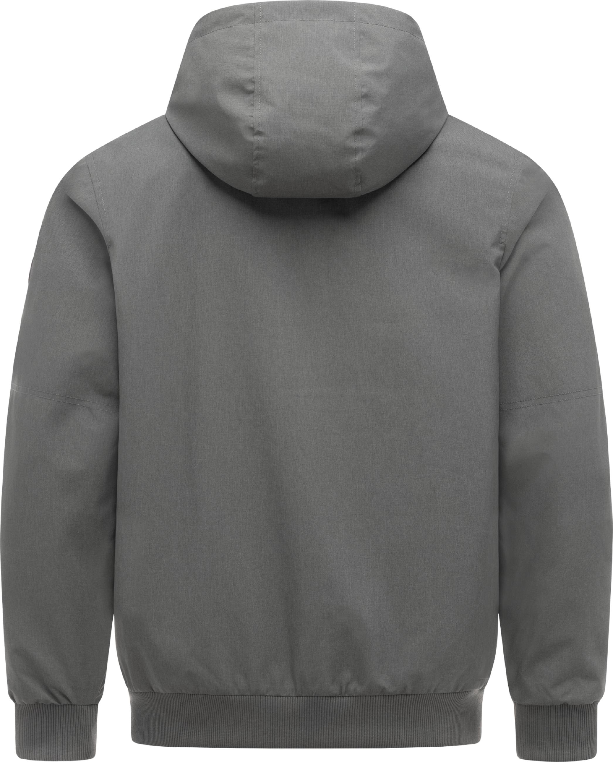 wasserdichte Übergangsjacke mit Kapuze "Stuartt Summer YOUMODO" Grey