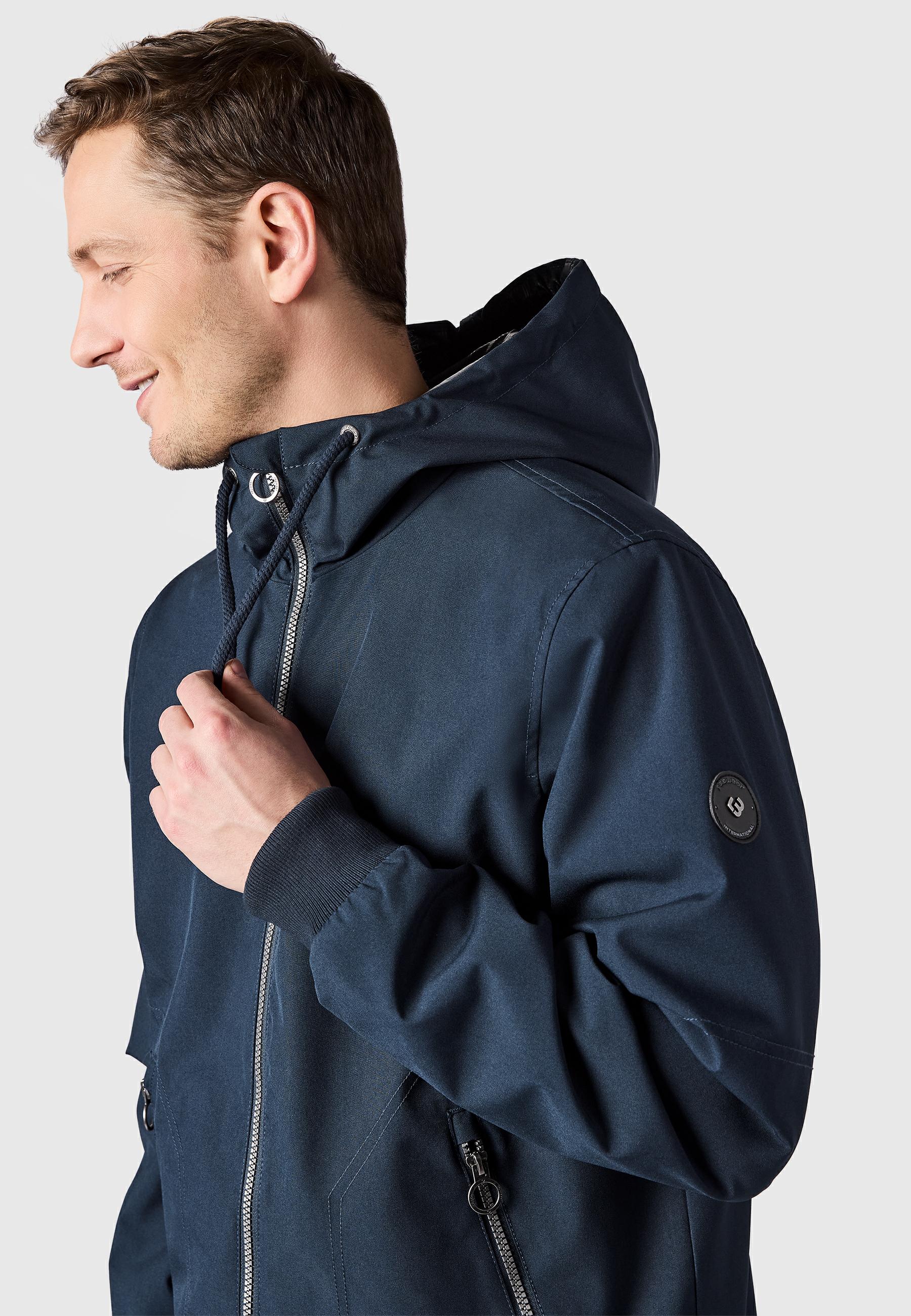 wasserdichte Übergangsjacke mit Kapuze "Stuartt Summer YOUMODO" Navy
