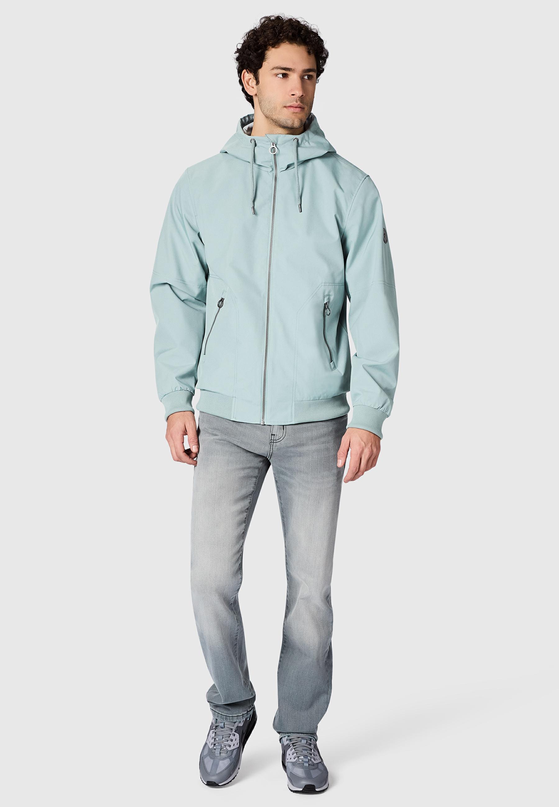 wasserdichte Übergangsjacke mit Kapuze "Stuartt Summer YOUMODO" Stone Blue