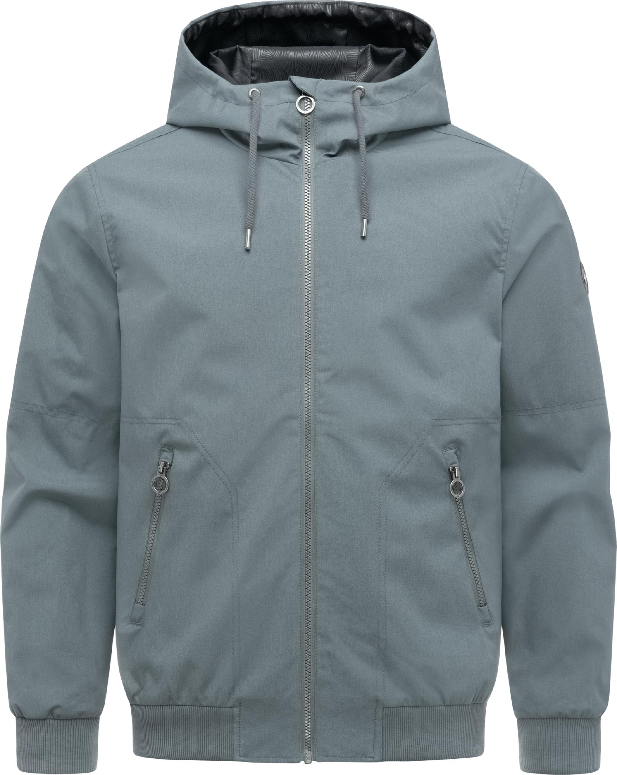 wasserdichte Übergangsjacke mit Kapuze "Stuartt Summer YOUMODO" Stone Grey