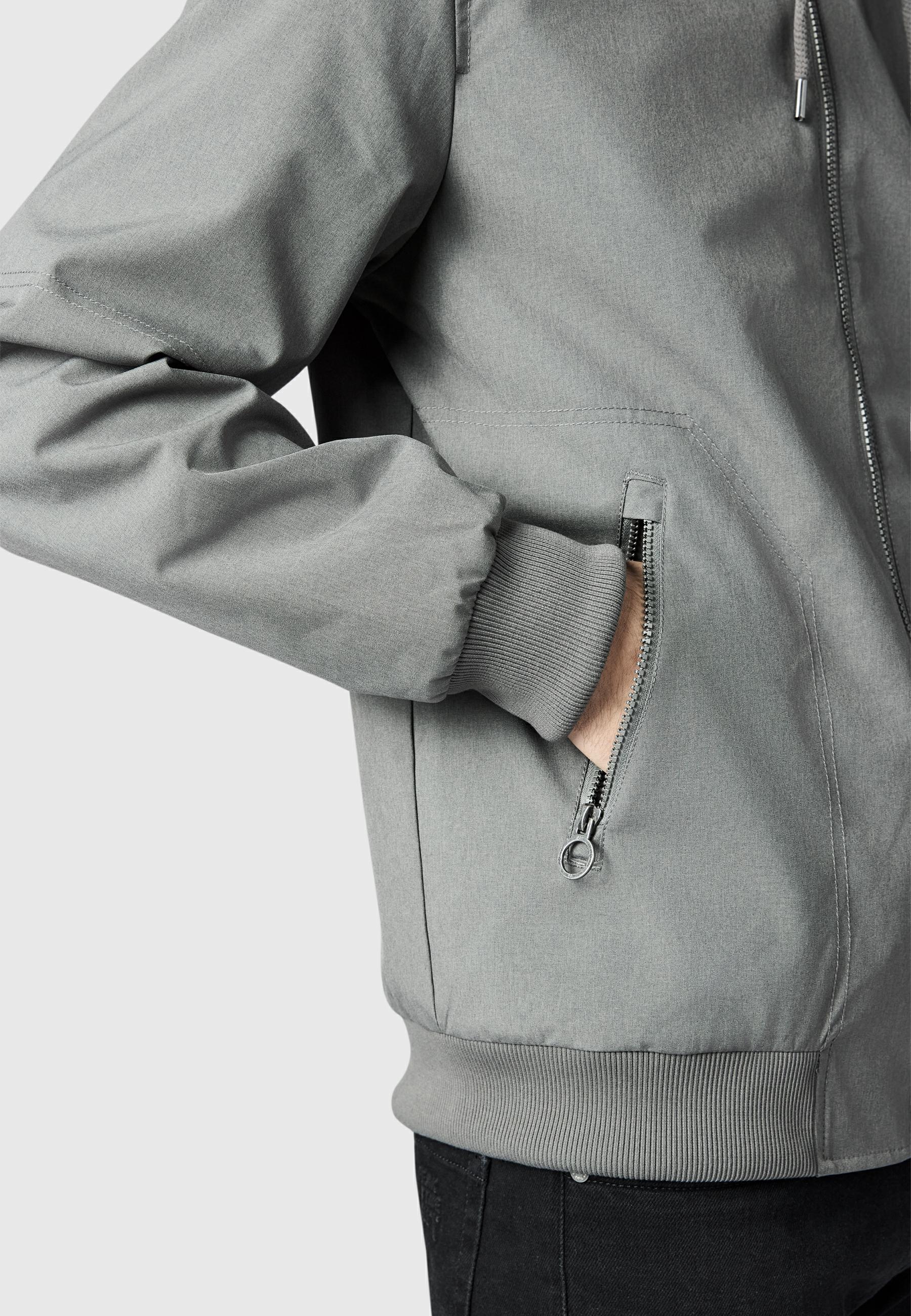 wasserdichte Übergangsjacke mit Kapuze "Stuartt Summer YOUMODO" Stone Grey