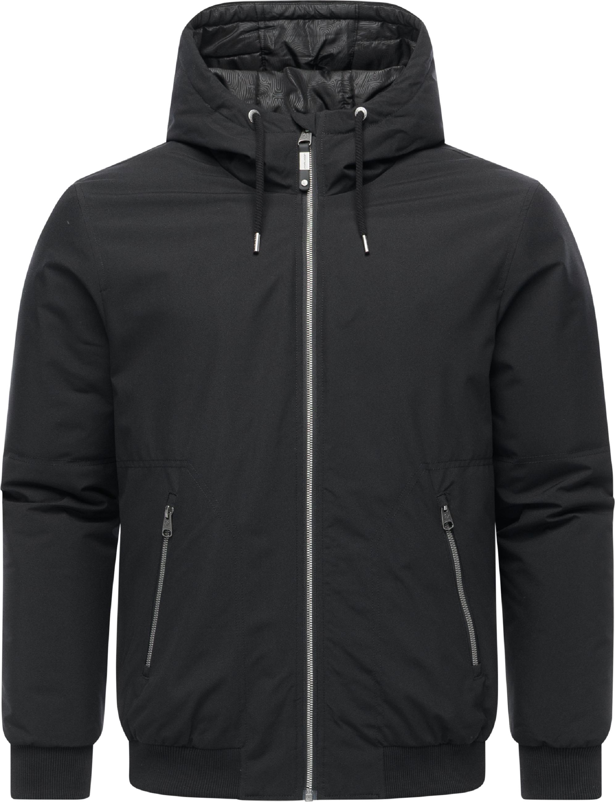 Wasserdichte Winterjacke mit verstellbarer Kapuze "Stuartt YOUMODO" Black