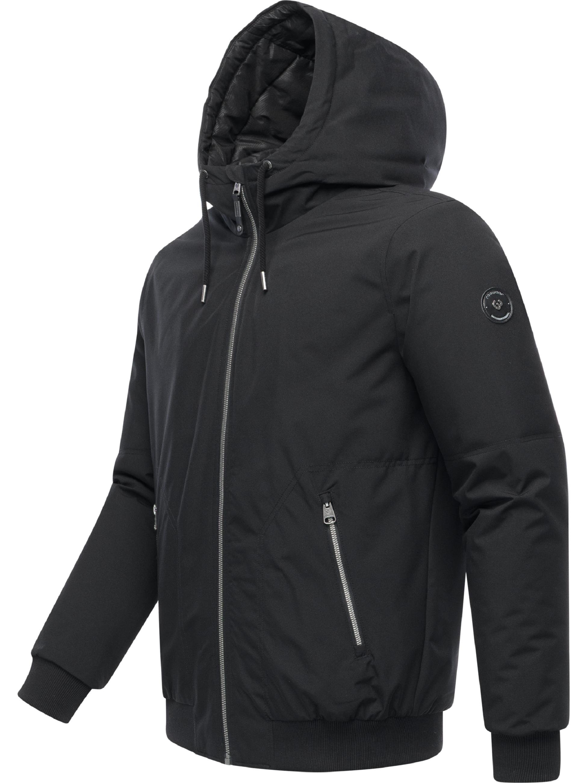 Wasserdichte Winterjacke mit verstellbarer Kapuze "Stuartt YOUMODO" Black