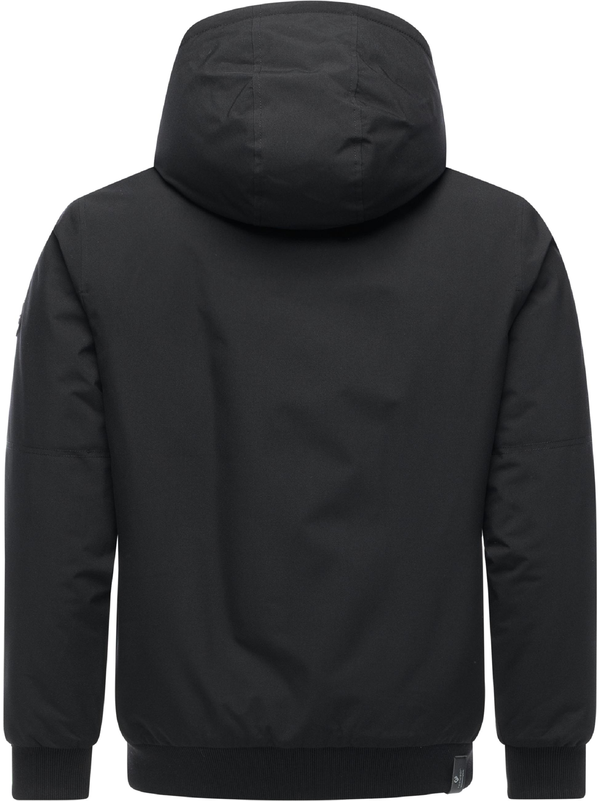 Wasserdichte Winterjacke mit verstellbarer Kapuze "Stuartt YOUMODO" Black
