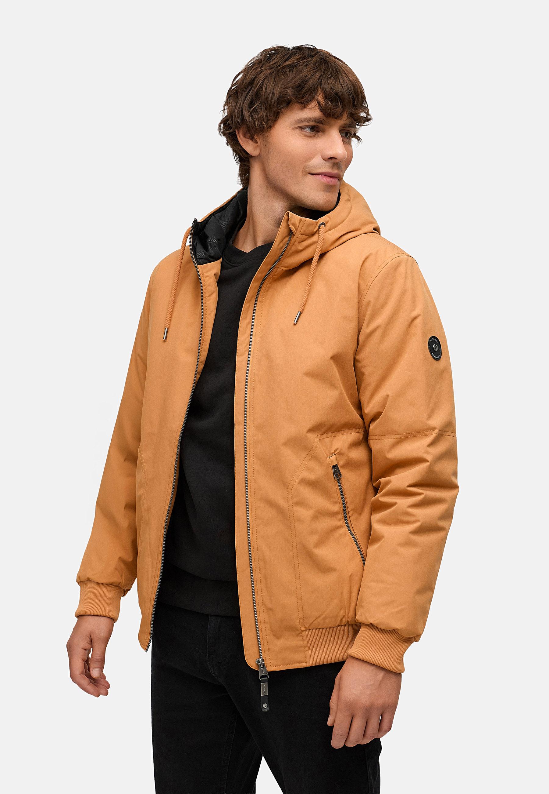 Wasserdichte Winterjacke mit verstellbarer Kapuze "Stuartt YOUMODO" Brown Sugar