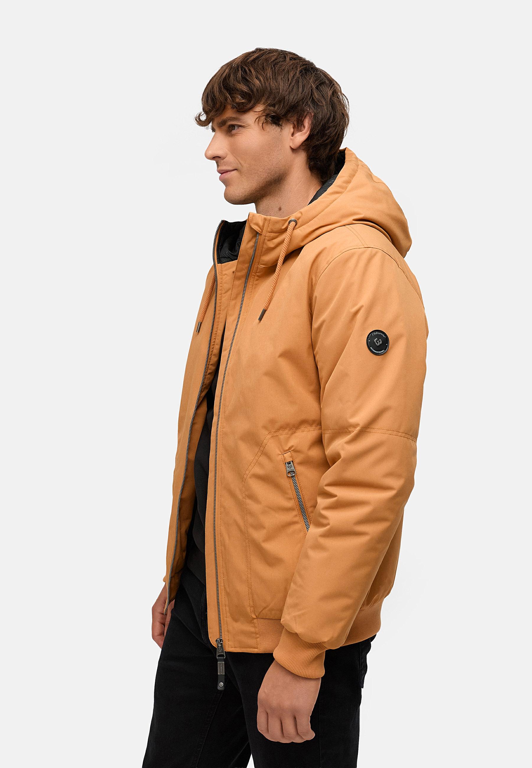 Wasserdichte Winterjacke mit verstellbarer Kapuze "Stuartt YOUMODO" Brown Sugar