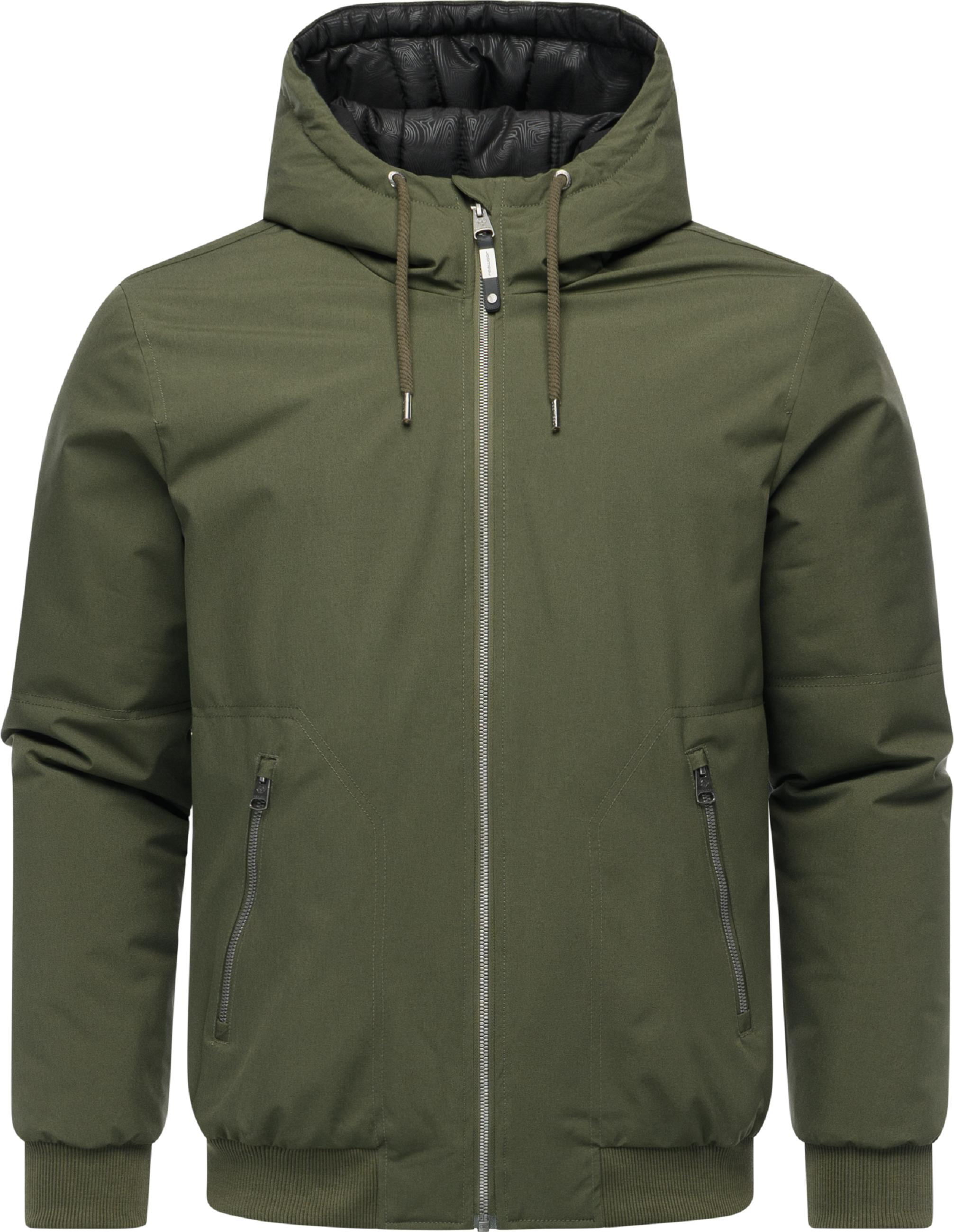 Wasserdichte Winterjacke mit verstellbarer Kapuze "Stuartt YOUMODO" Dark Olive