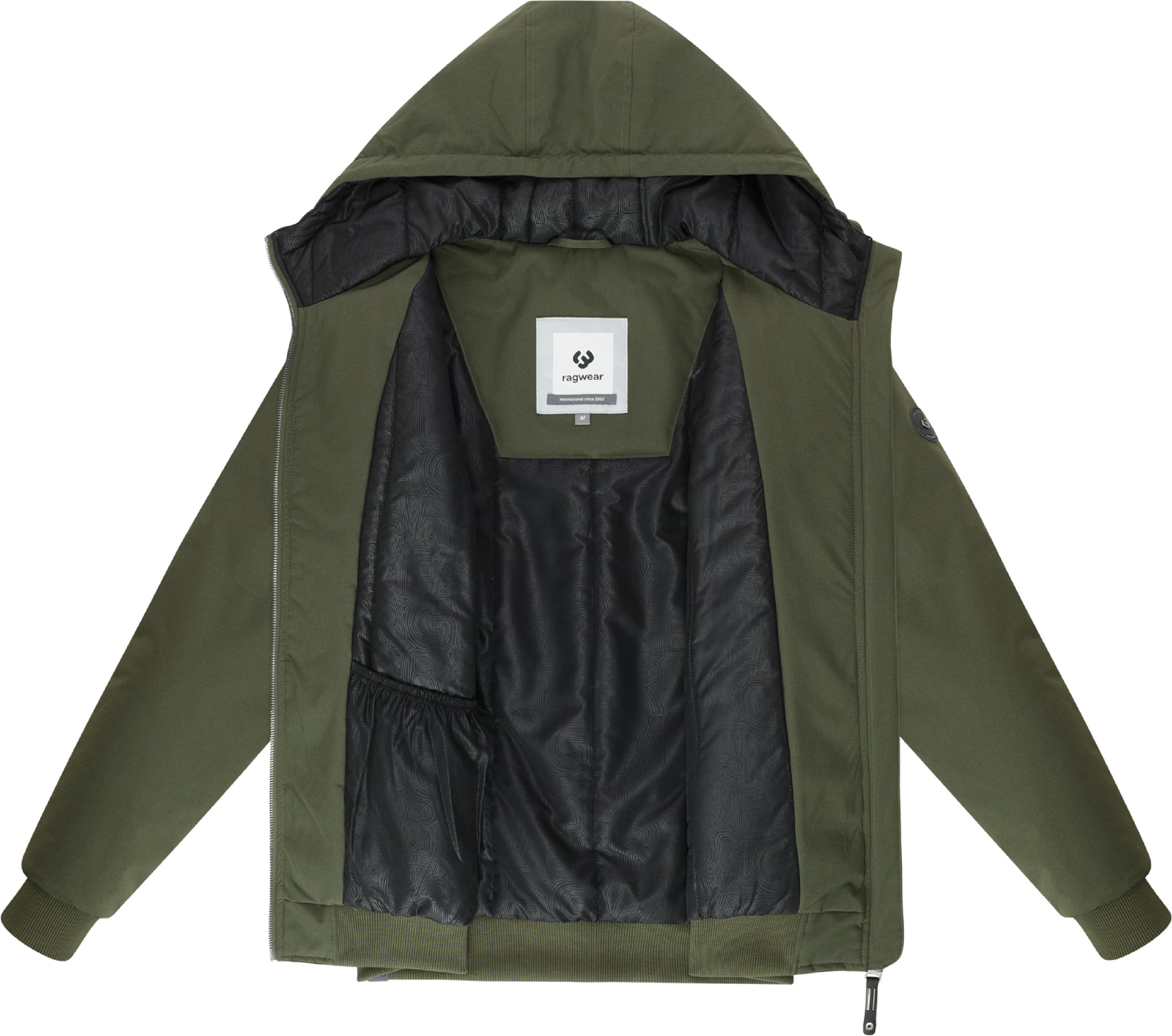 Wasserdichte Winterjacke mit verstellbarer Kapuze "Stuartt YOUMODO" Dark Olive