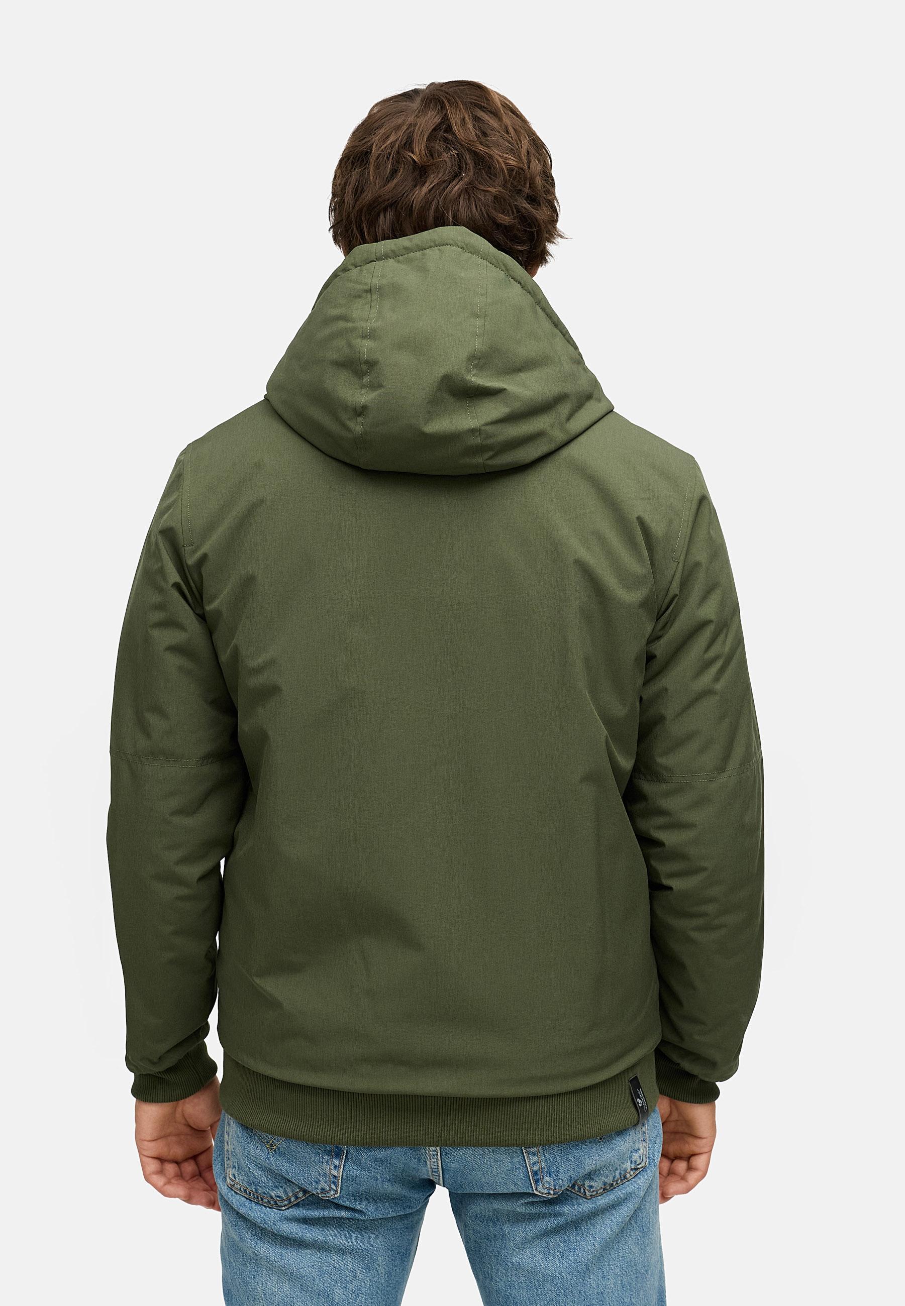Wasserdichte Winterjacke mit verstellbarer Kapuze "Stuartt YOUMODO" Dark Olive