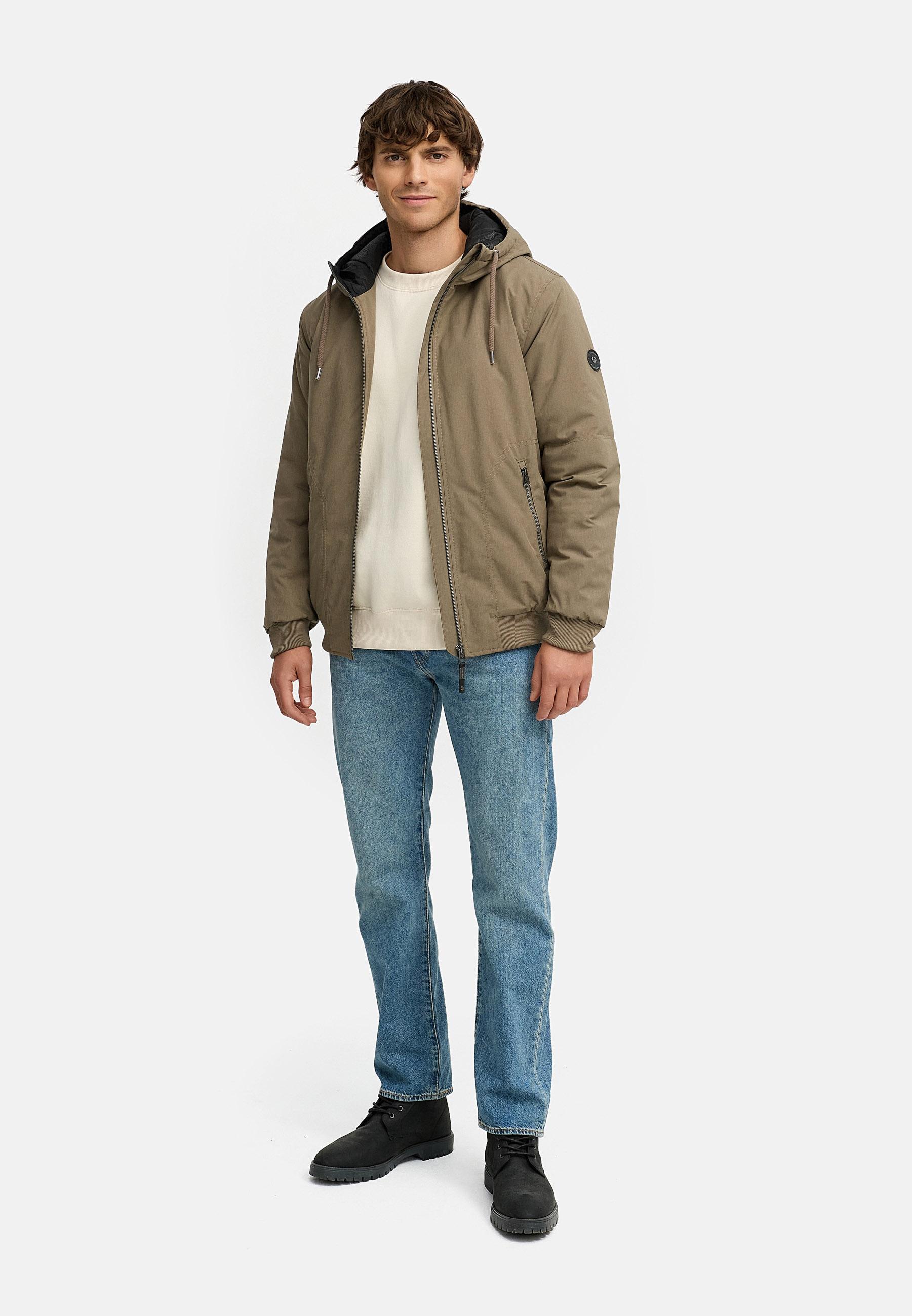 Wasserdichte Winterjacke mit verstellbarer Kapuze "Stuartt YOUMODO" Mocca