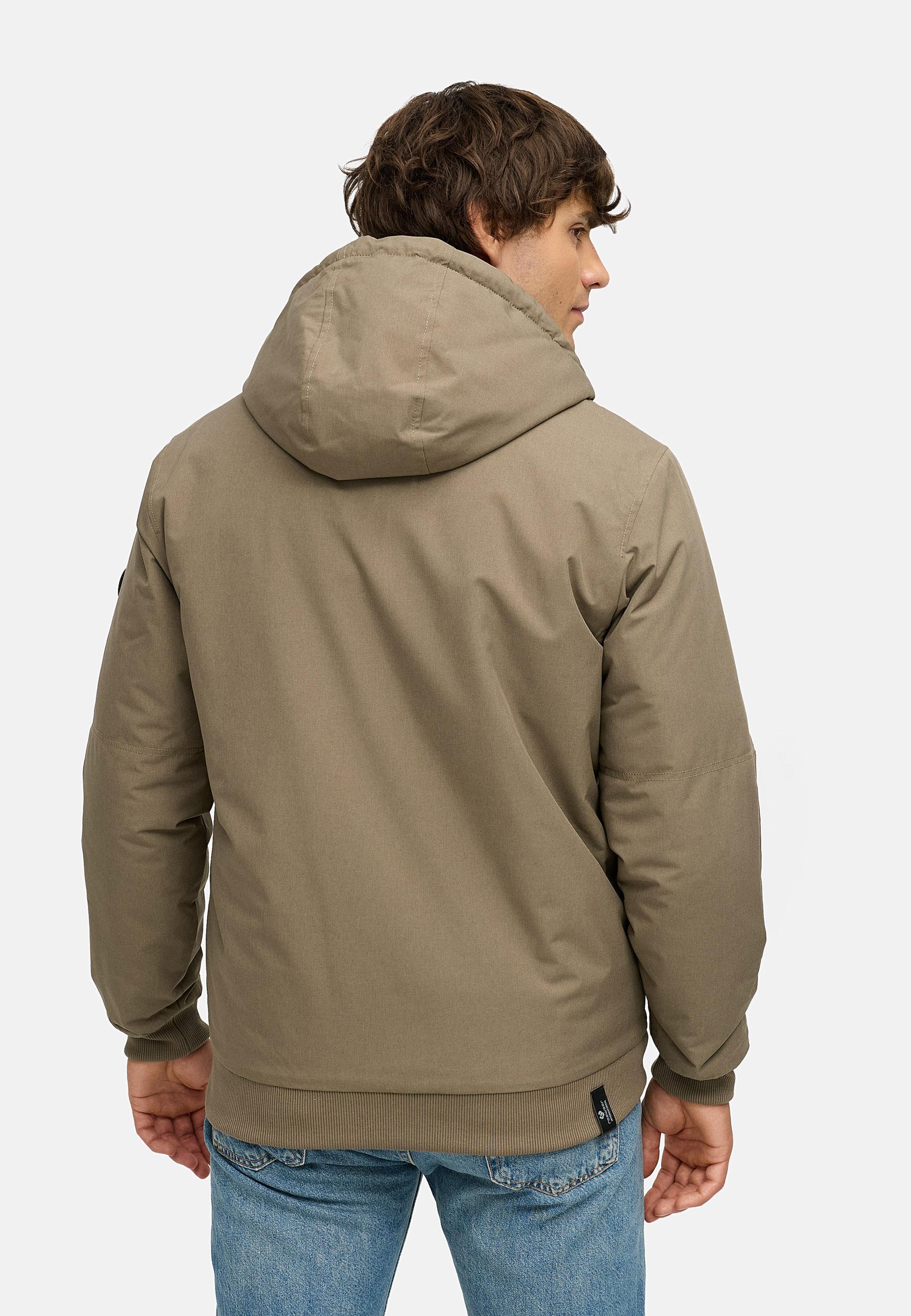 Wasserdichte Winterjacke mit verstellbarer Kapuze "Stuartt YOUMODO" Mocca