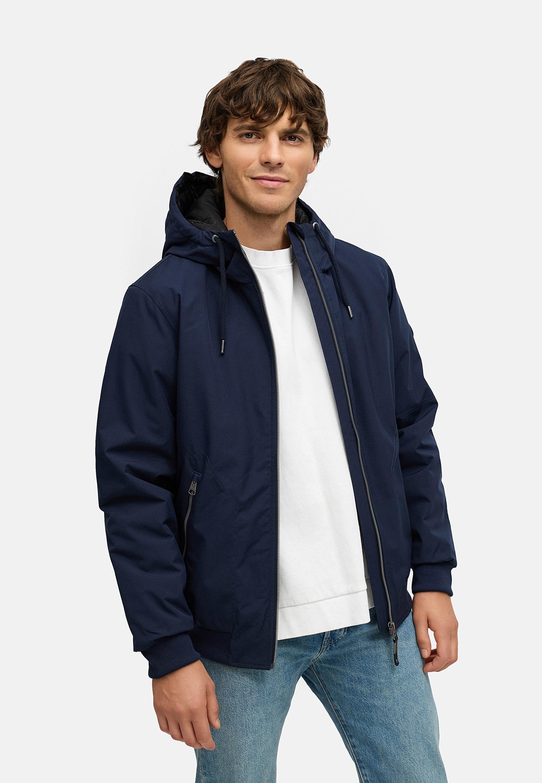 Wasserdichte Winterjacke mit verstellbarer Kapuze "Stuartt YOUMODO" Navy